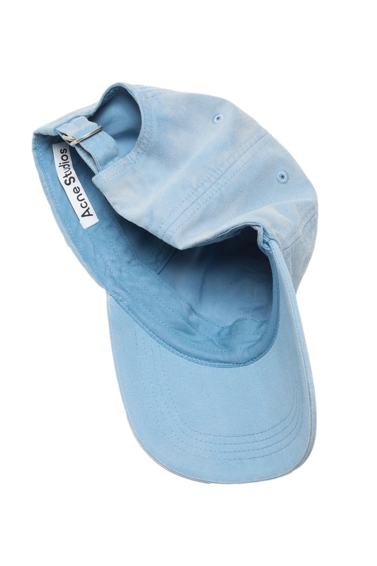 Acne Logo Cap Caps Lyseblå - modostore.no