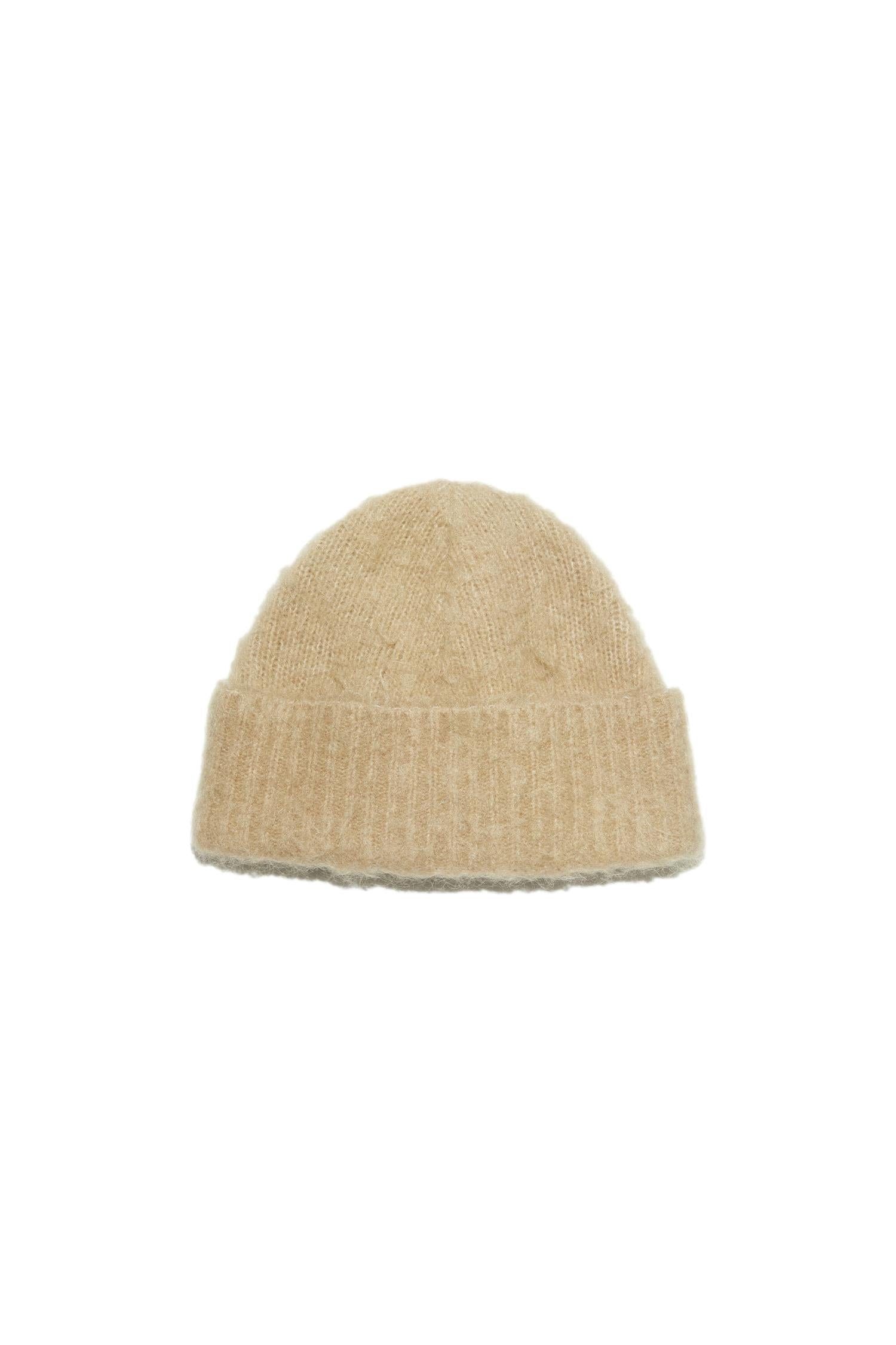 Acne Mohair Hat Lue Brun/Beige - modostore.no