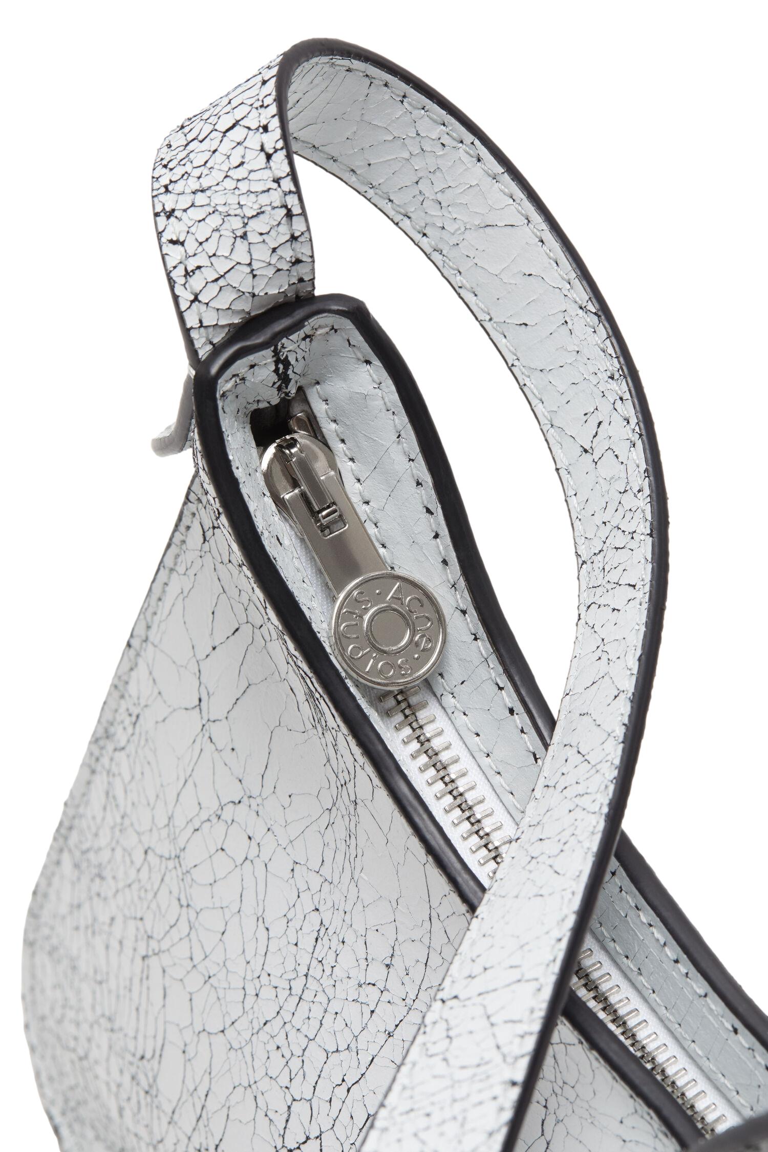 Acne Platt Mini Shoulder Bag Veske Hvit - modostore.no