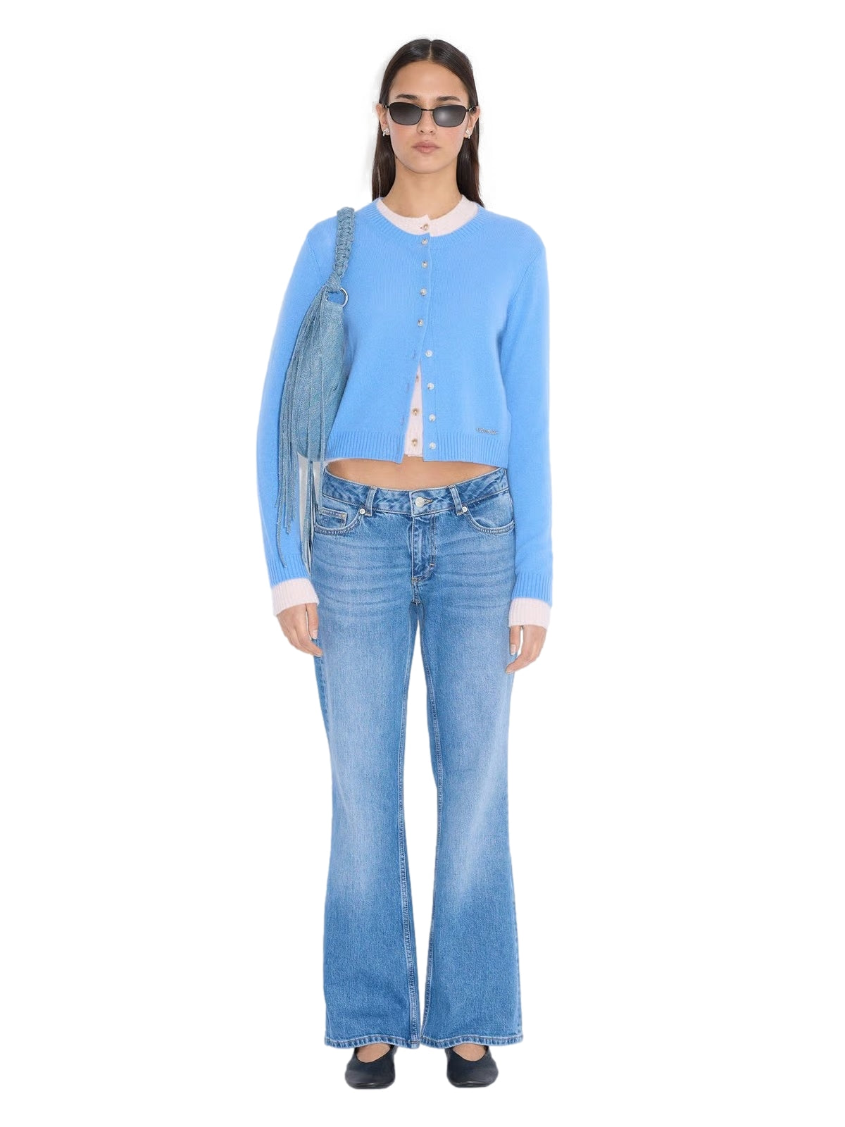 Holzweiler W. Cashmere Cardigan Cardigan Blå - modostore.no