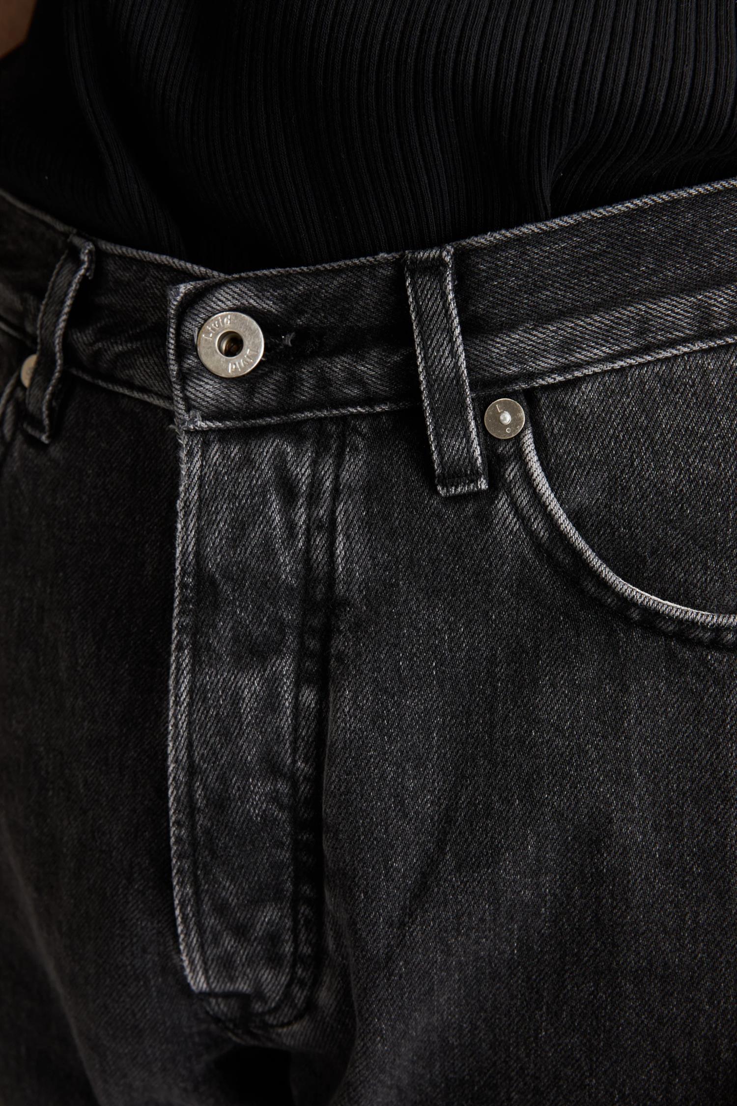 Livid Kai Japan Shadow Jeans Vasket Sort