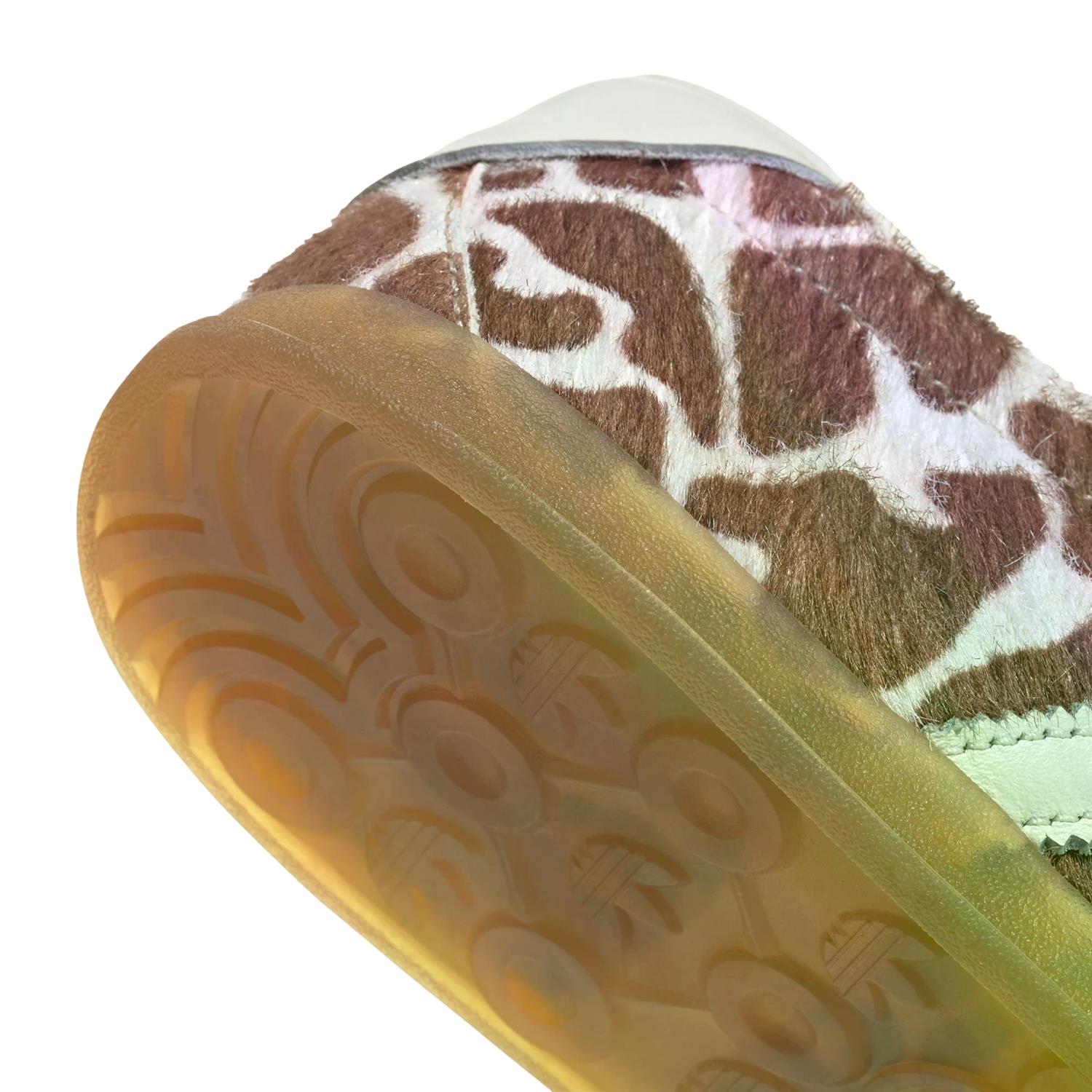 Adidas Gazelle Lo Pro W beige skosko med mønster, lave sneakers for dame, komfortabel og stilfullt design