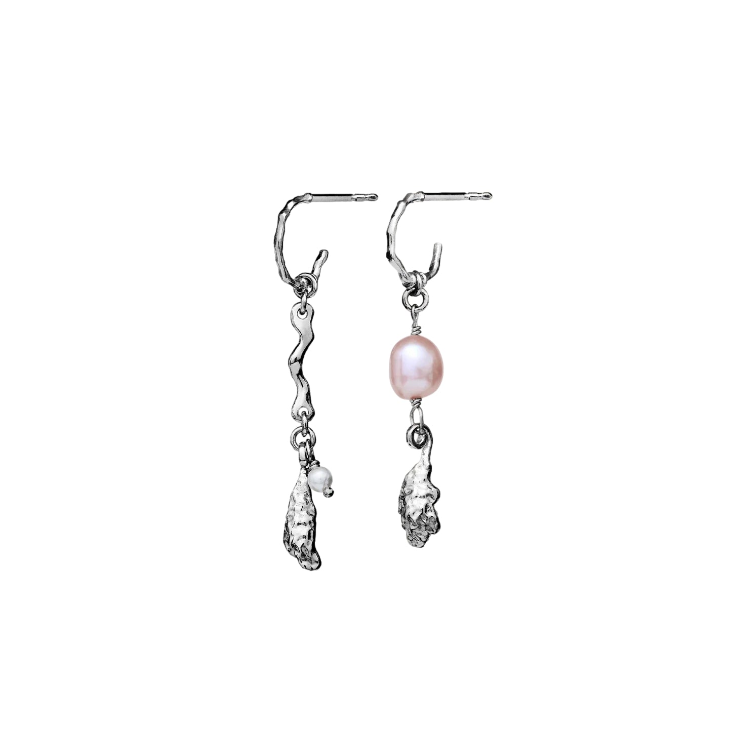 Maanesten Lyric Earring Øredobber Sølv - modostore.no