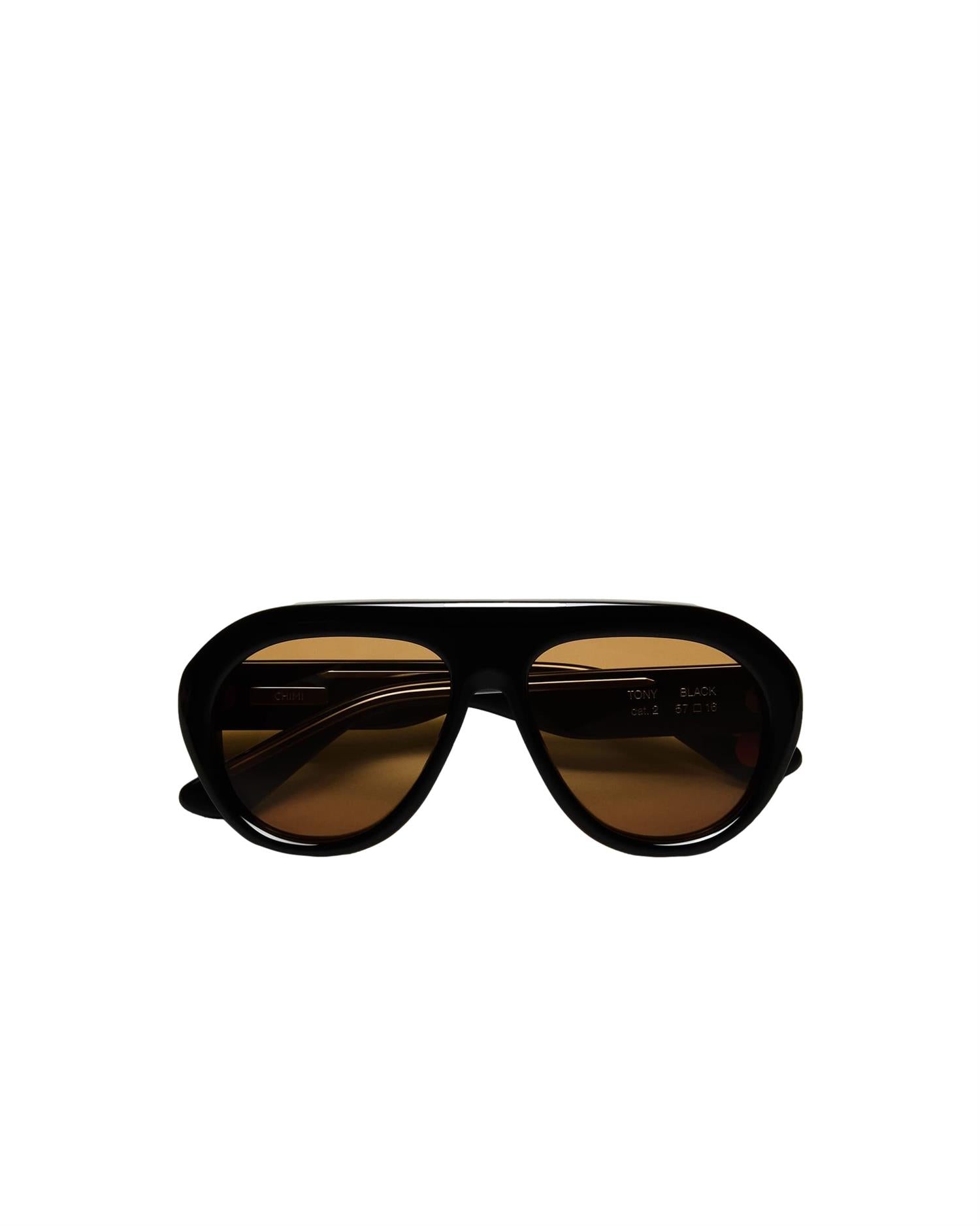 Chimi Eyewear Tony Black Solbriller Sort