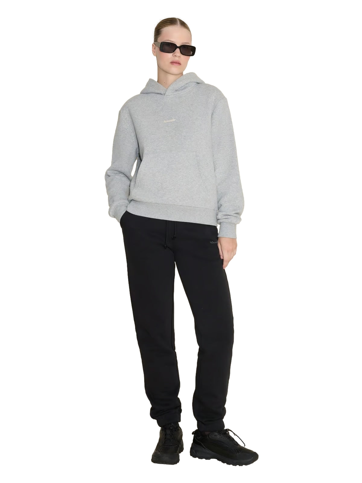 Holzweiler W Regular Hoodie Hettegenser Lys Grå Melert - modostore.no