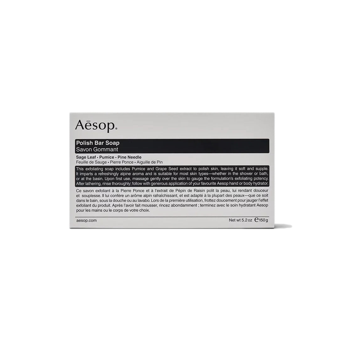 Aesop Polish Bar Soap 150g Dusjsåpe Hvit - modostore.no