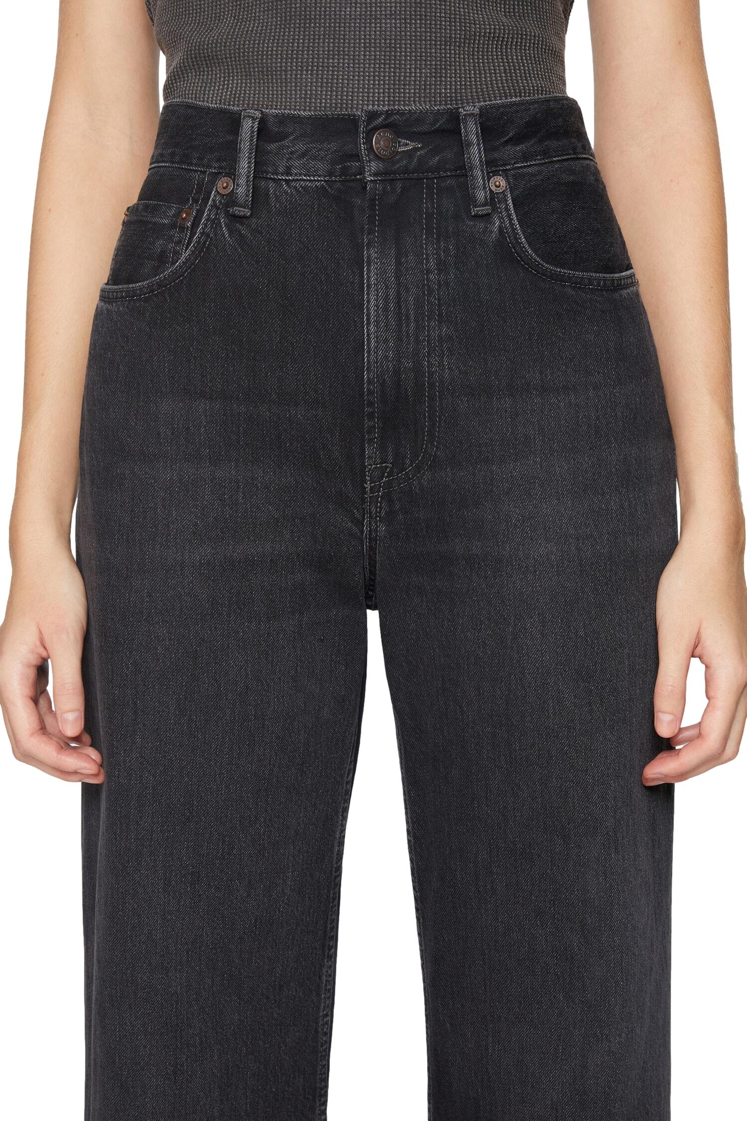 Acne Regular Fit Jeans - 2022F Jeans Vasket Sort - modostore.no