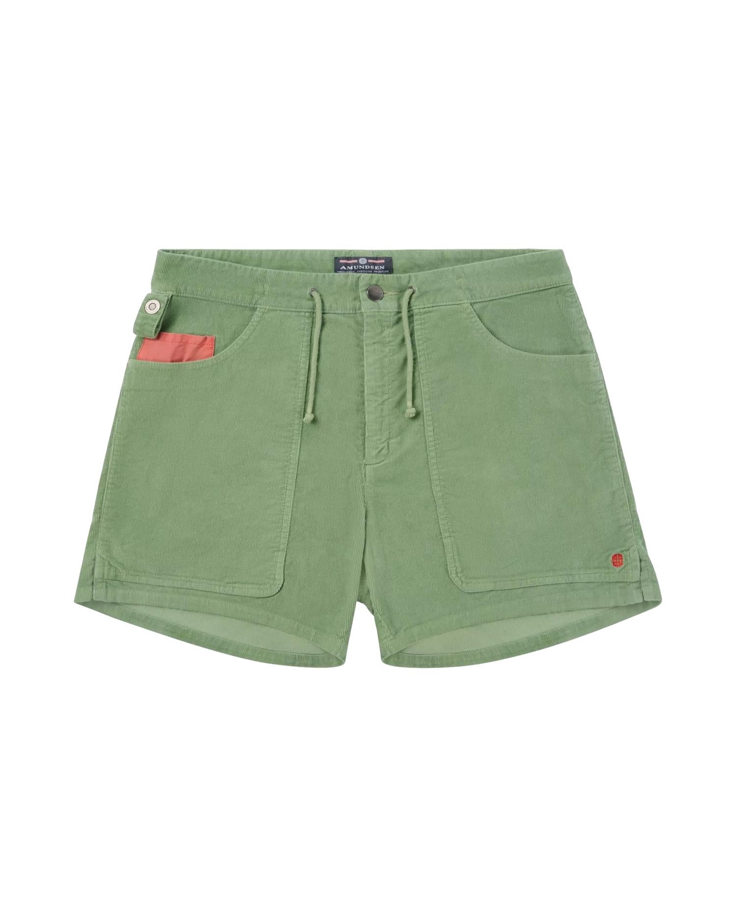 Amundsen 5Incher Concord G.Dyed Shorts Mens Shorts Eplegrønn - modostore.no