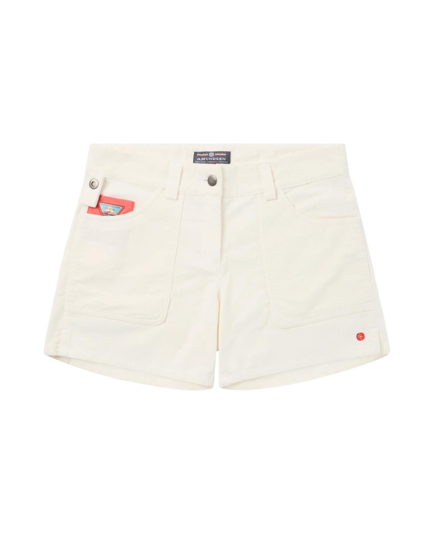 Amundsen 5Incher Concord G.Dyed Shorts Womens Shorts Hvit - modostore.no