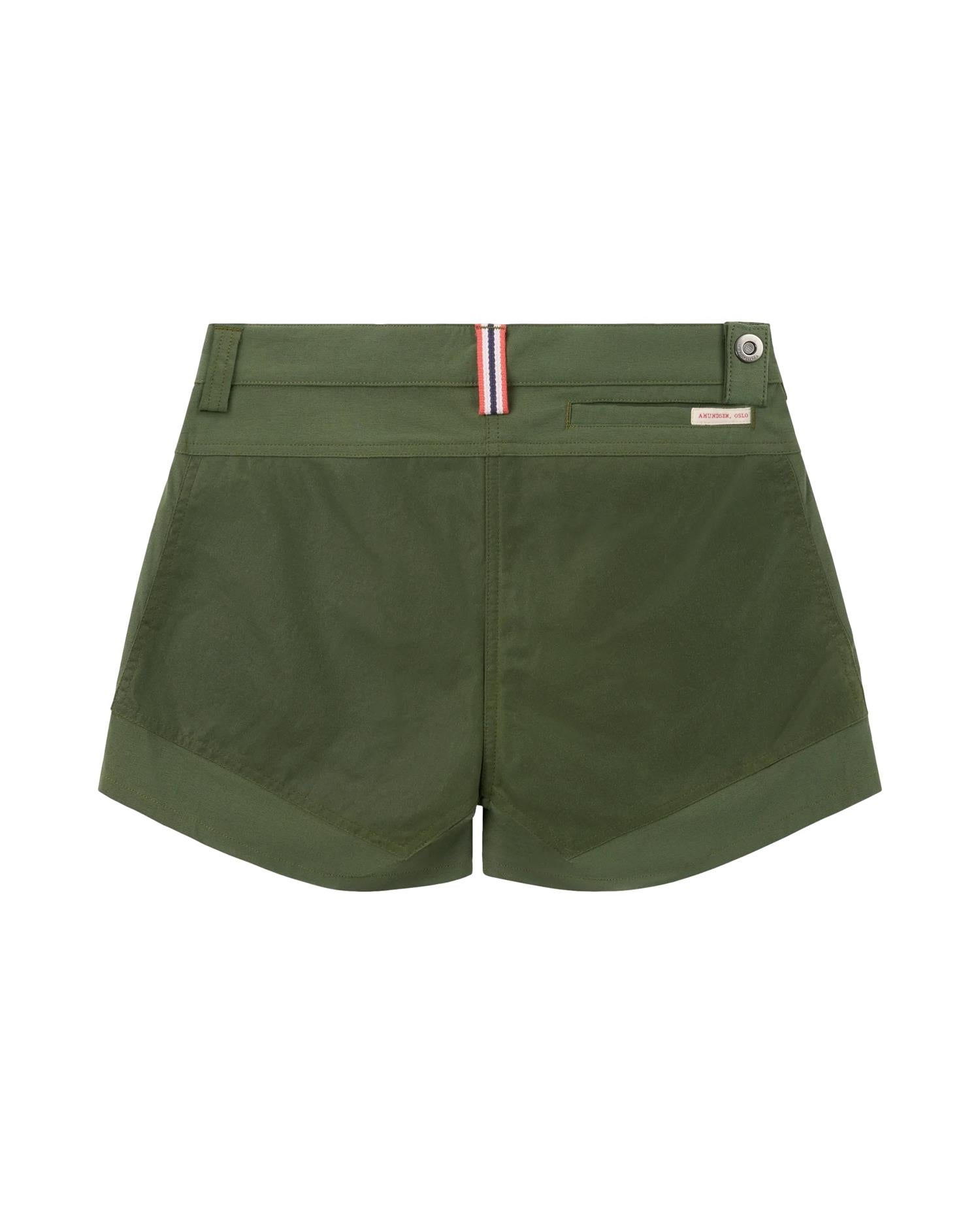 Amundsen 5Incher Field Shorts Monochrome Womens Shorts Flaskegrønn - modostore.no