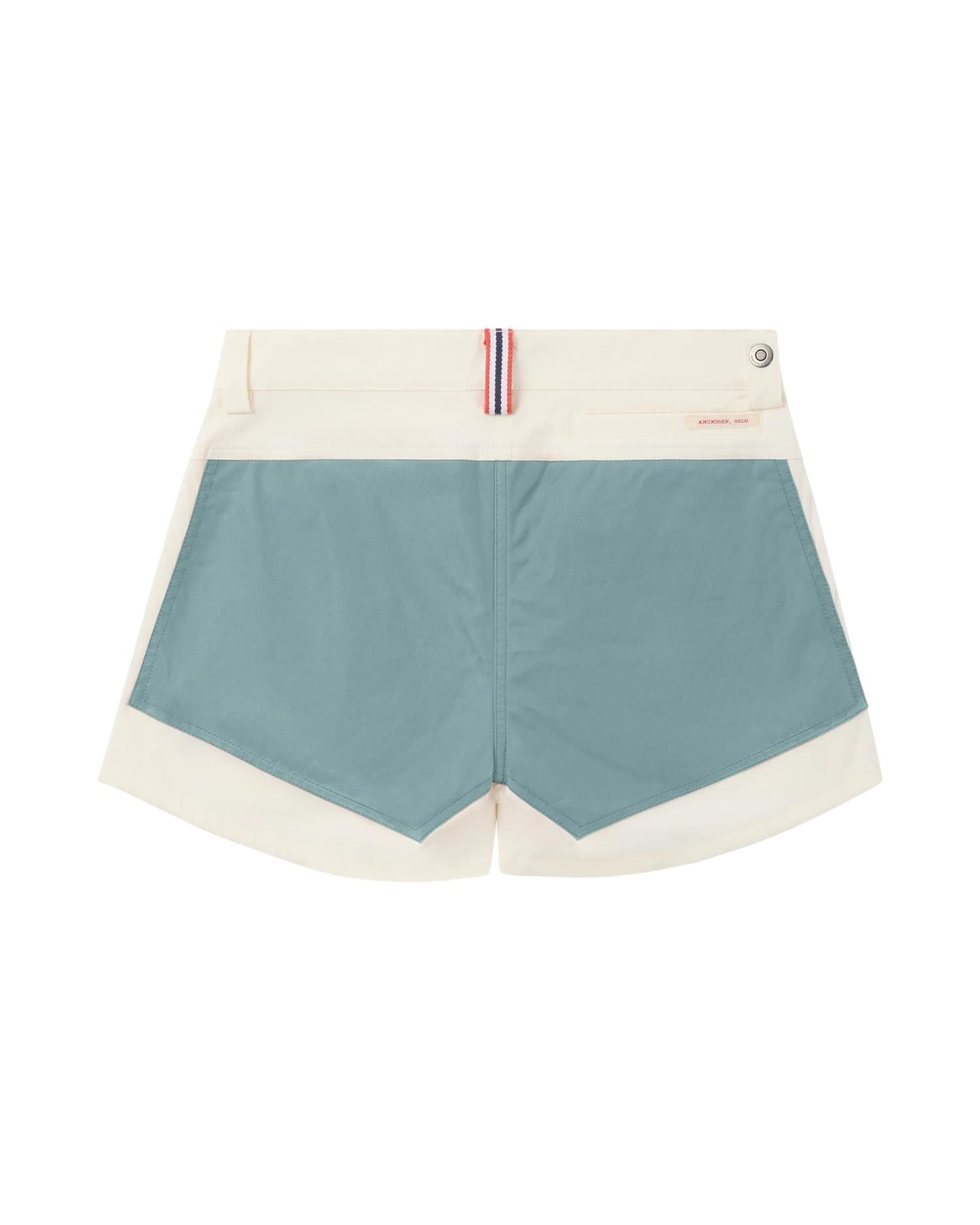 Amundsen 5incher Field Shorts Womens Shorts Hvit Og Turkis - modostore.no