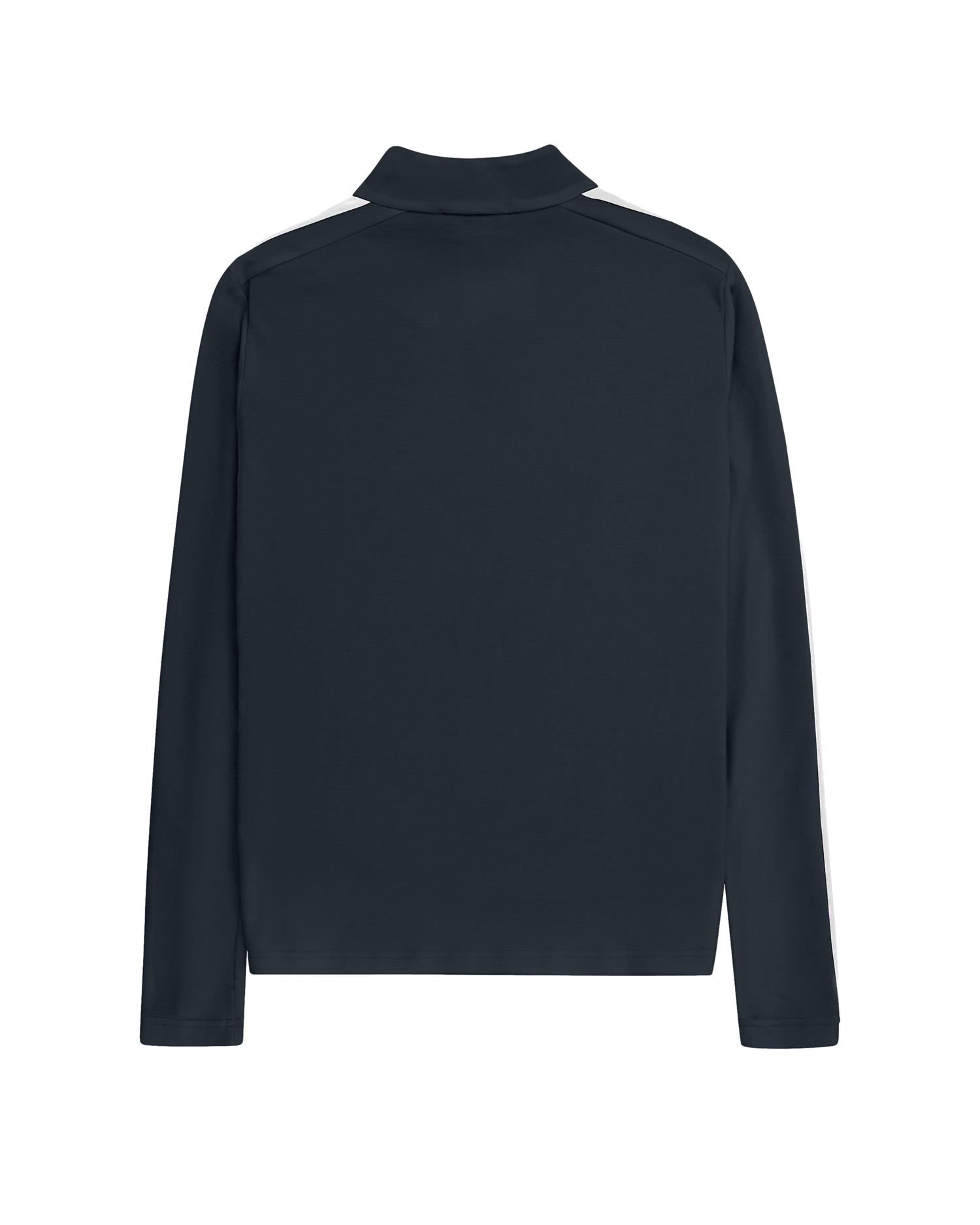 Amundsen 5Mila Half Zip Womens Stripe Genser Marine - modostore.no