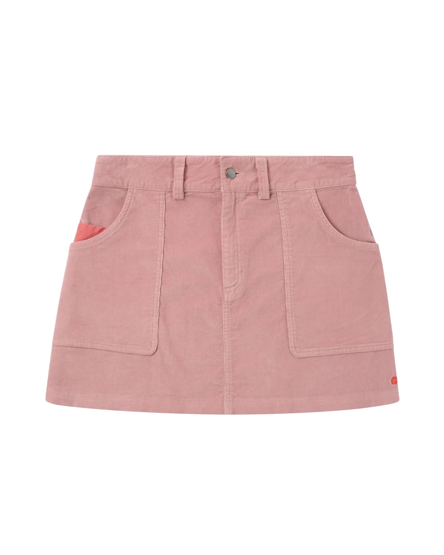 Amundsen Concord G.Dyed Skirt Womens Skjørt Rosa - modostore.no