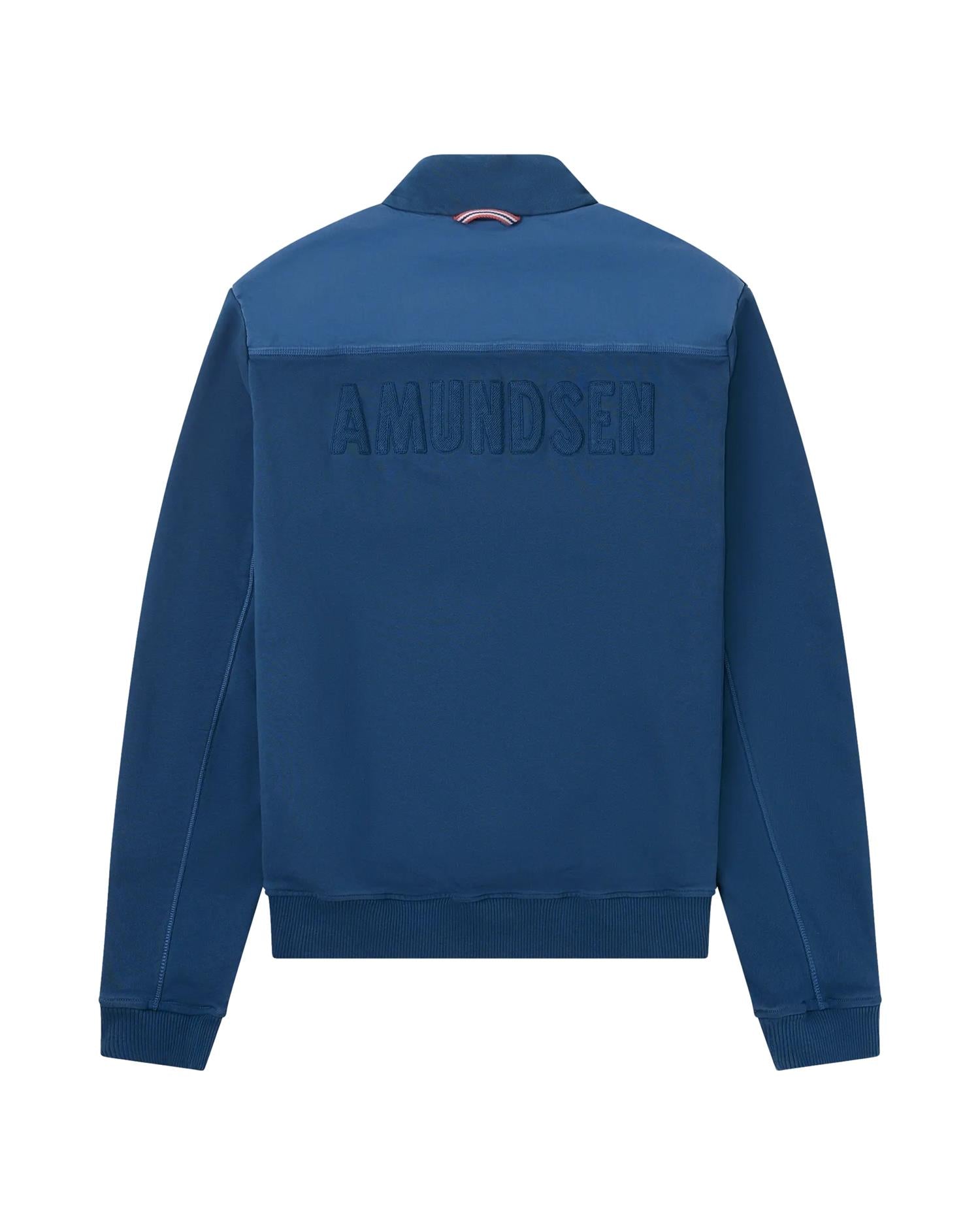Amundsen Ditch-Hiker Track Jacket Mens Genser Mørkeblå - modostore.no