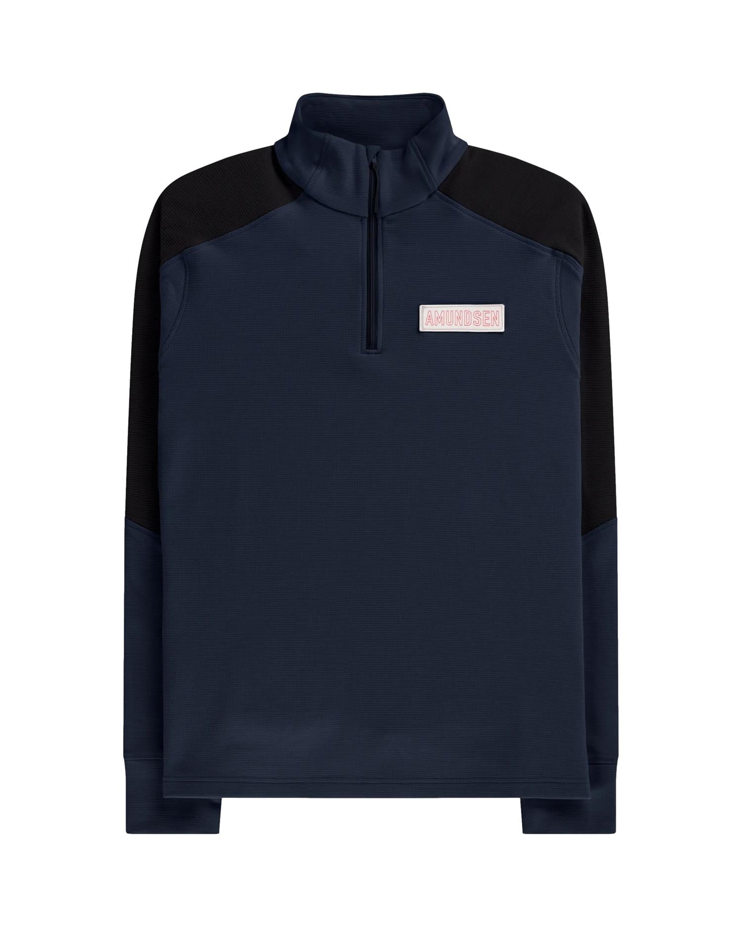 Amundsen MOUNTAIN AIRY HALF ZIP WOMENS Genser Navy - modostore.no