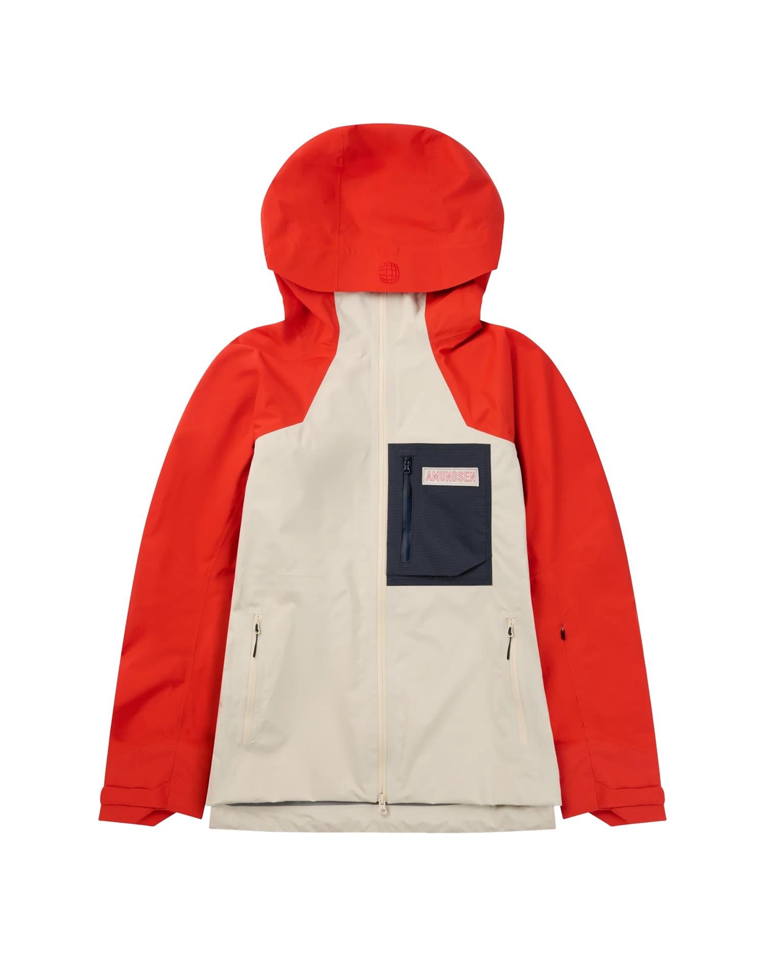 Amundsen Mountain Airy Shell Jacket Mens Jakke Rød - modostore.no
