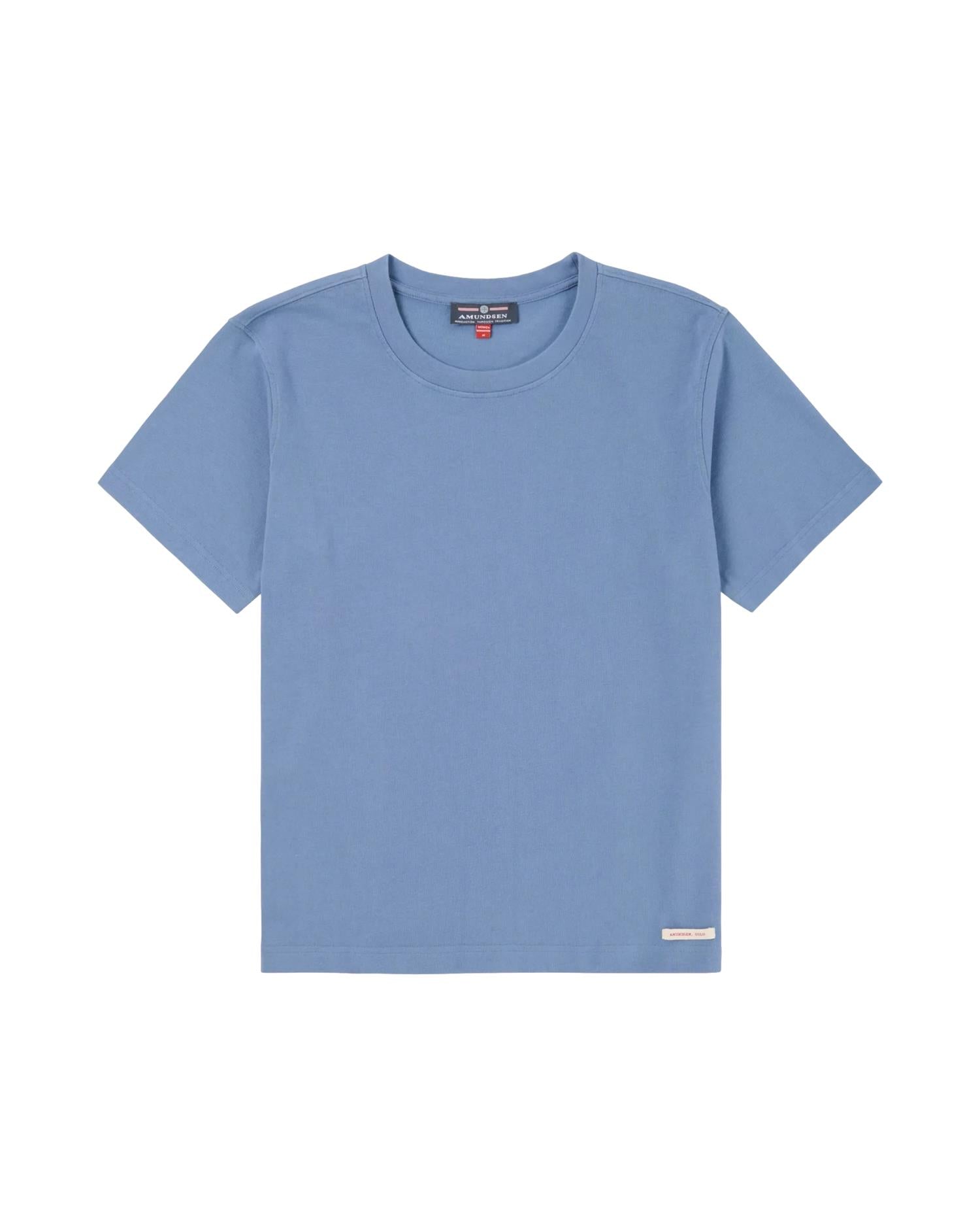 Amundsen Oslo Tee Womens T-shirt Blå - modostore.no