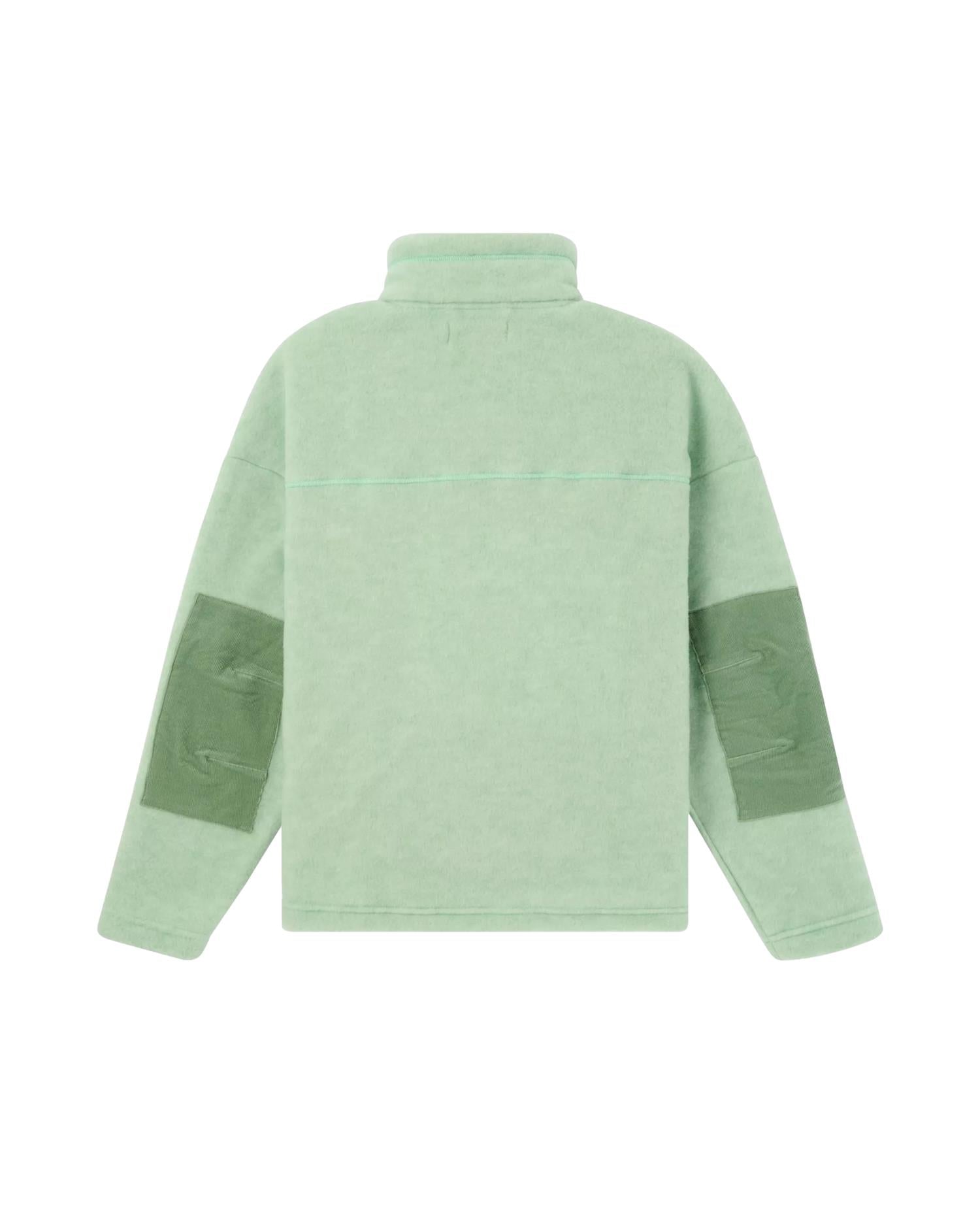Amundsen V-Bond Cord Fleece Womens Genser Lysegrønn - modostore.no