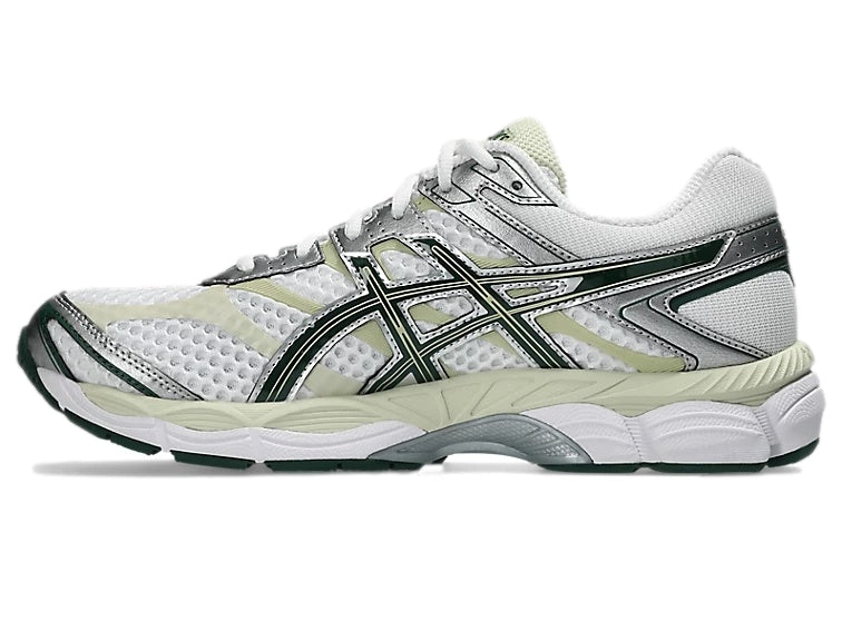 Asics Gel-Cumulus 16 White/Forest Night Sko Hvit Og Grønn - modostore.no