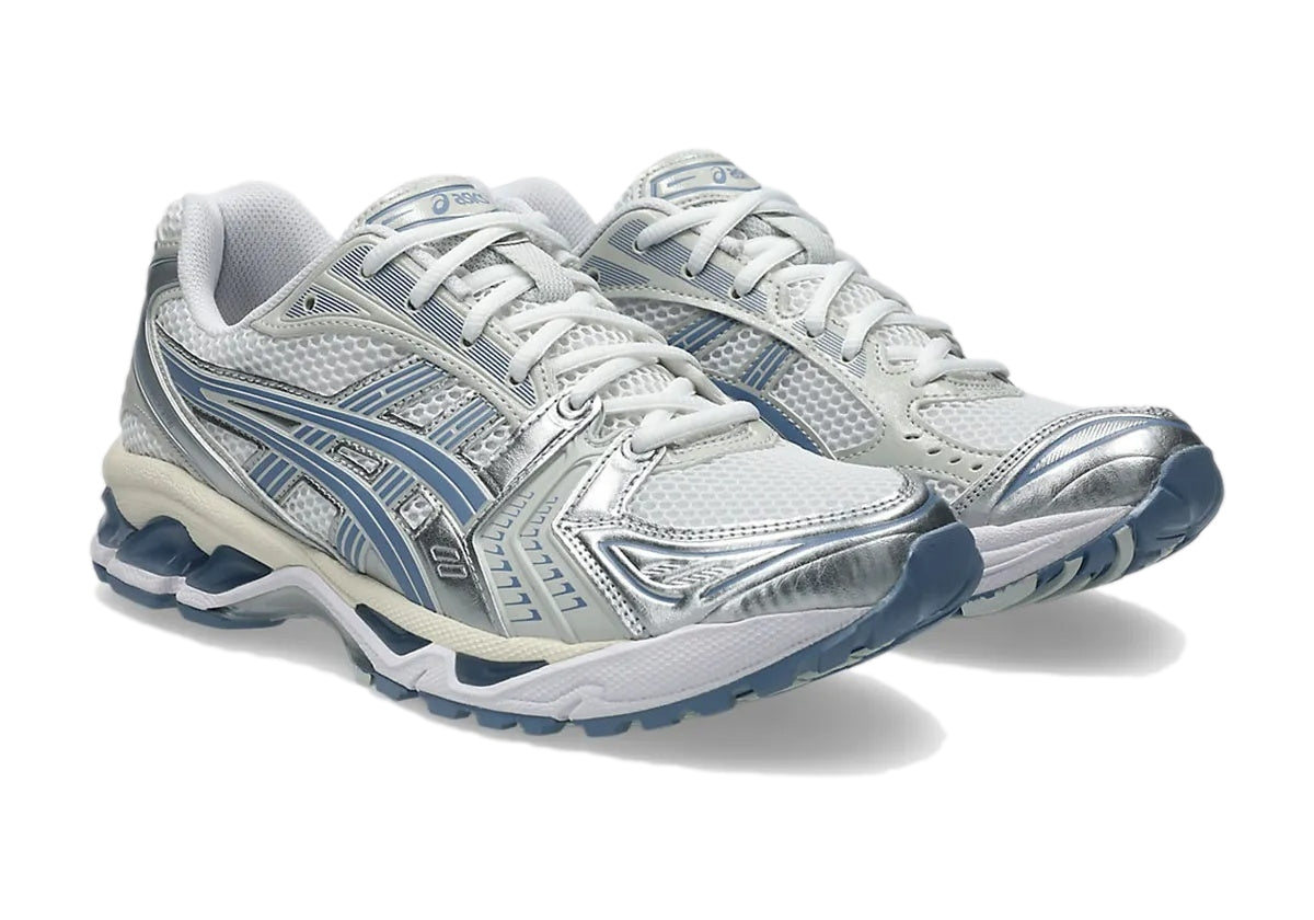 Asics Gel-Kayano 14 White/Light Navy Sko Hvit Og Blå - modostore.no