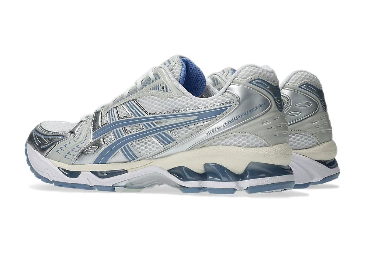 Asics Gel-Kayano 14 White/Light Navy Sko Hvit Og Blå - modostore.no