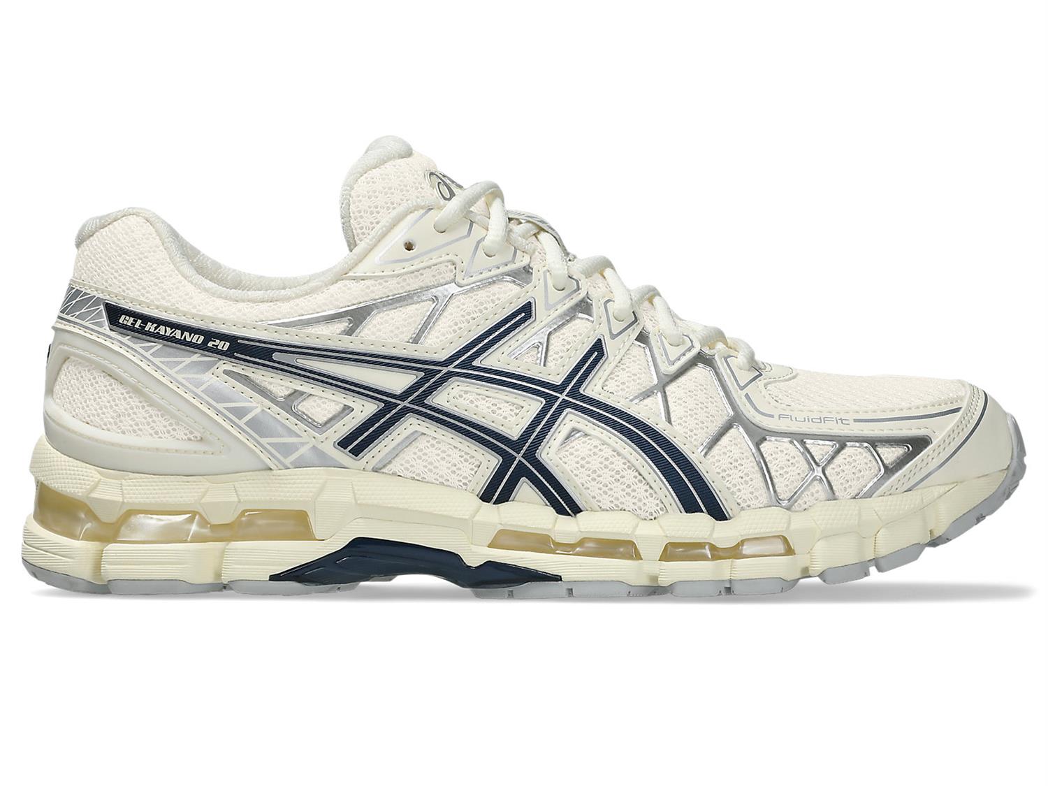 Asics GEL-KAYANO 20 Cream/Independence Blue Sko Beige - modostore.no