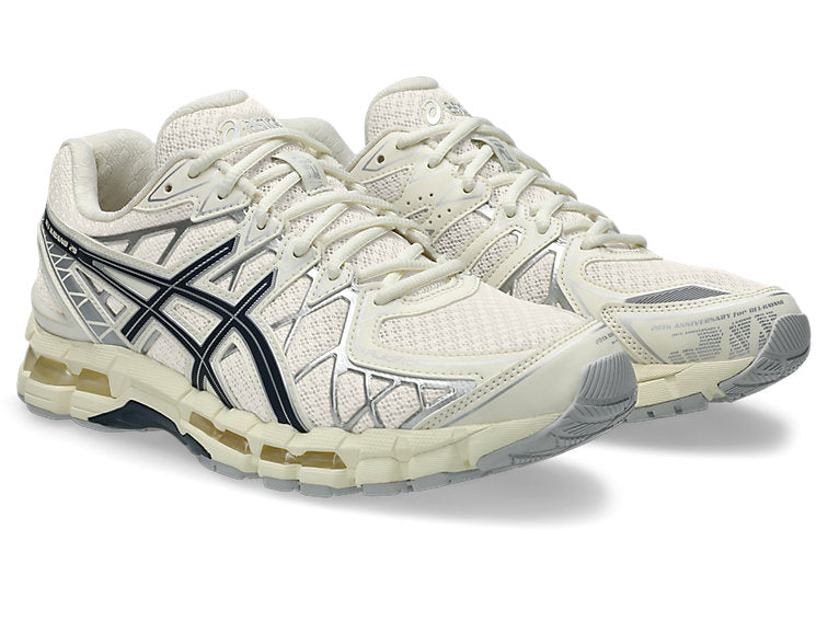 Asics GEL-KAYANO 20 Cream/Independence Blue Sko Beige - modostore.no