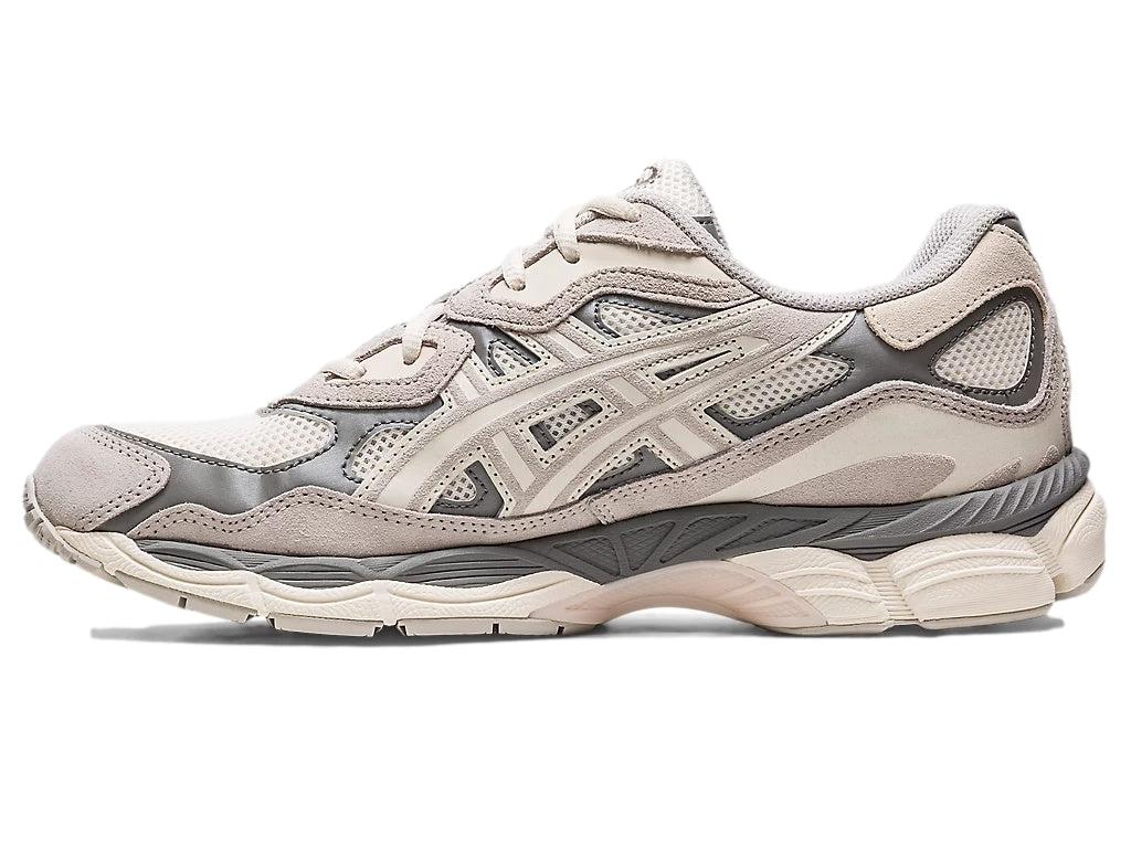 Asics GEL-NYC Cream/Oyster Grey Sko Off-White - modostore.no