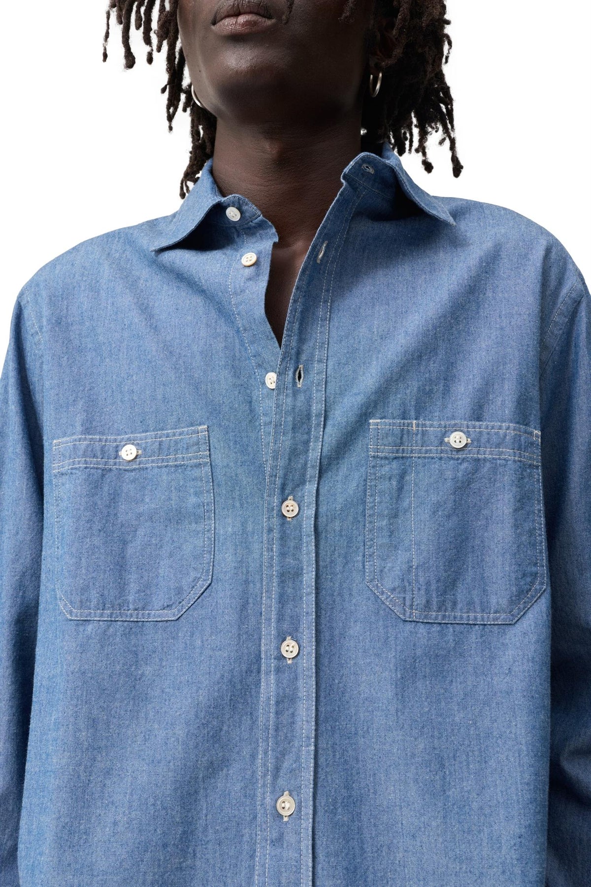 Livid Work Shirt Skjorte Blå