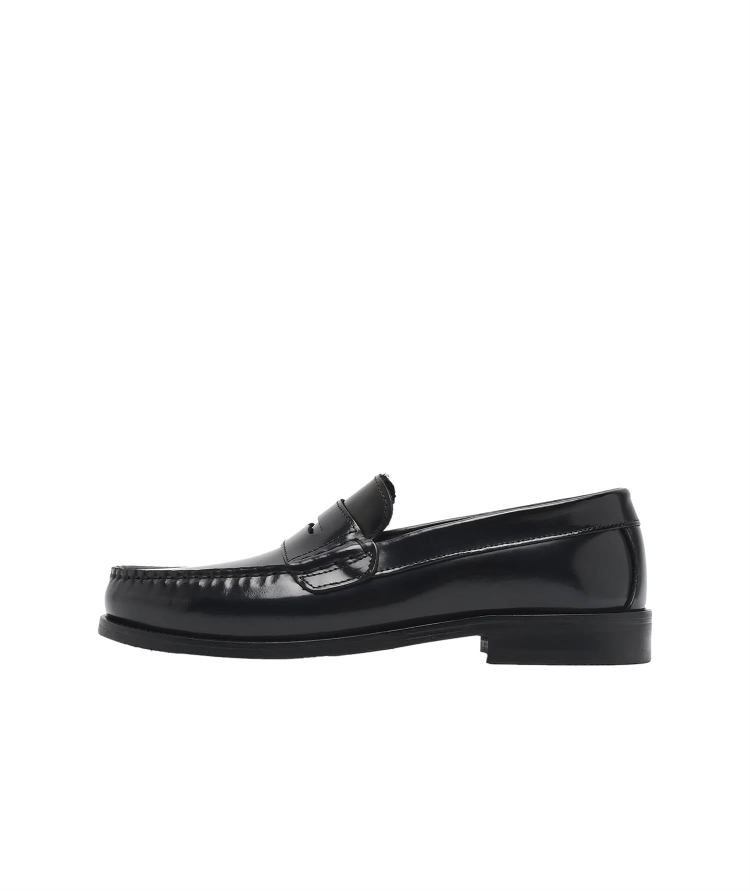 Garment Project Miles Penny Loafer - Black Poldio Sko Sort