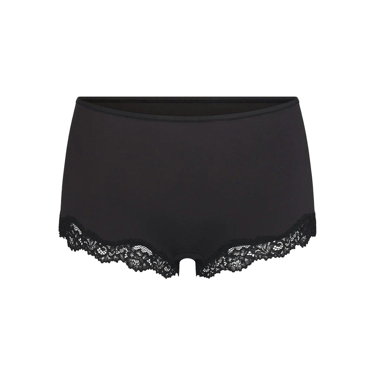 SKIMS Fits Everybody Lace Boyshort Onyx Undertøy Sort