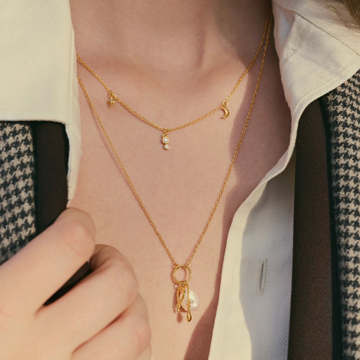 Maanesten Emily Necklace Smykke Sølv