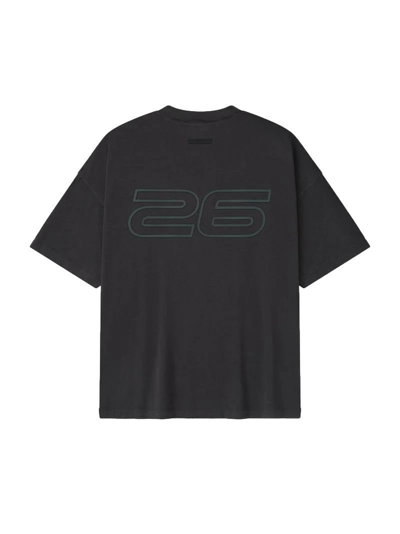 Fear of God Essentials 90'S Short Sleeve Tee T-shirt Vasket Sort - modostore.no