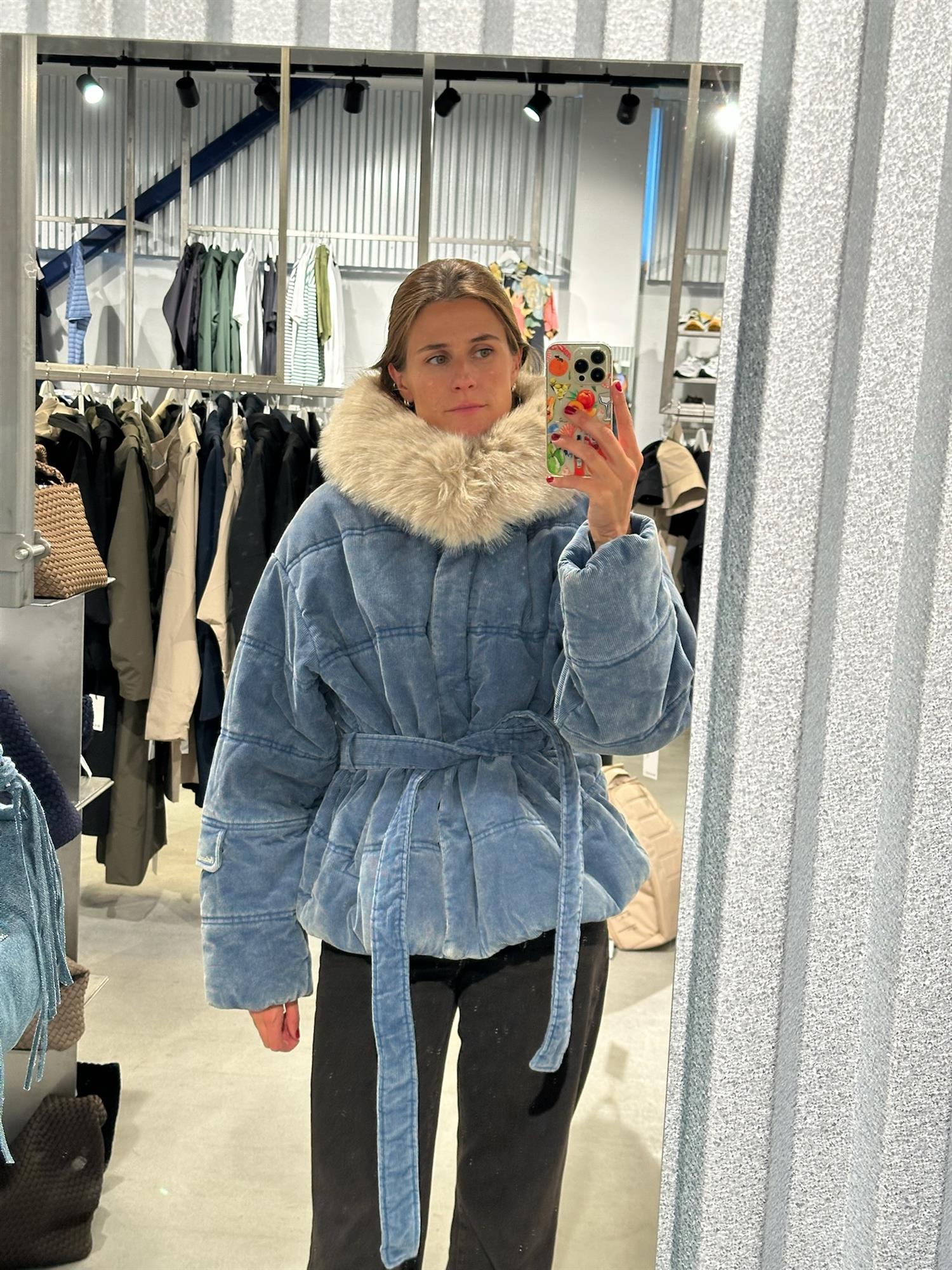 Holzweiler Steilia Corduroy Jacket Jakke Lyseblå