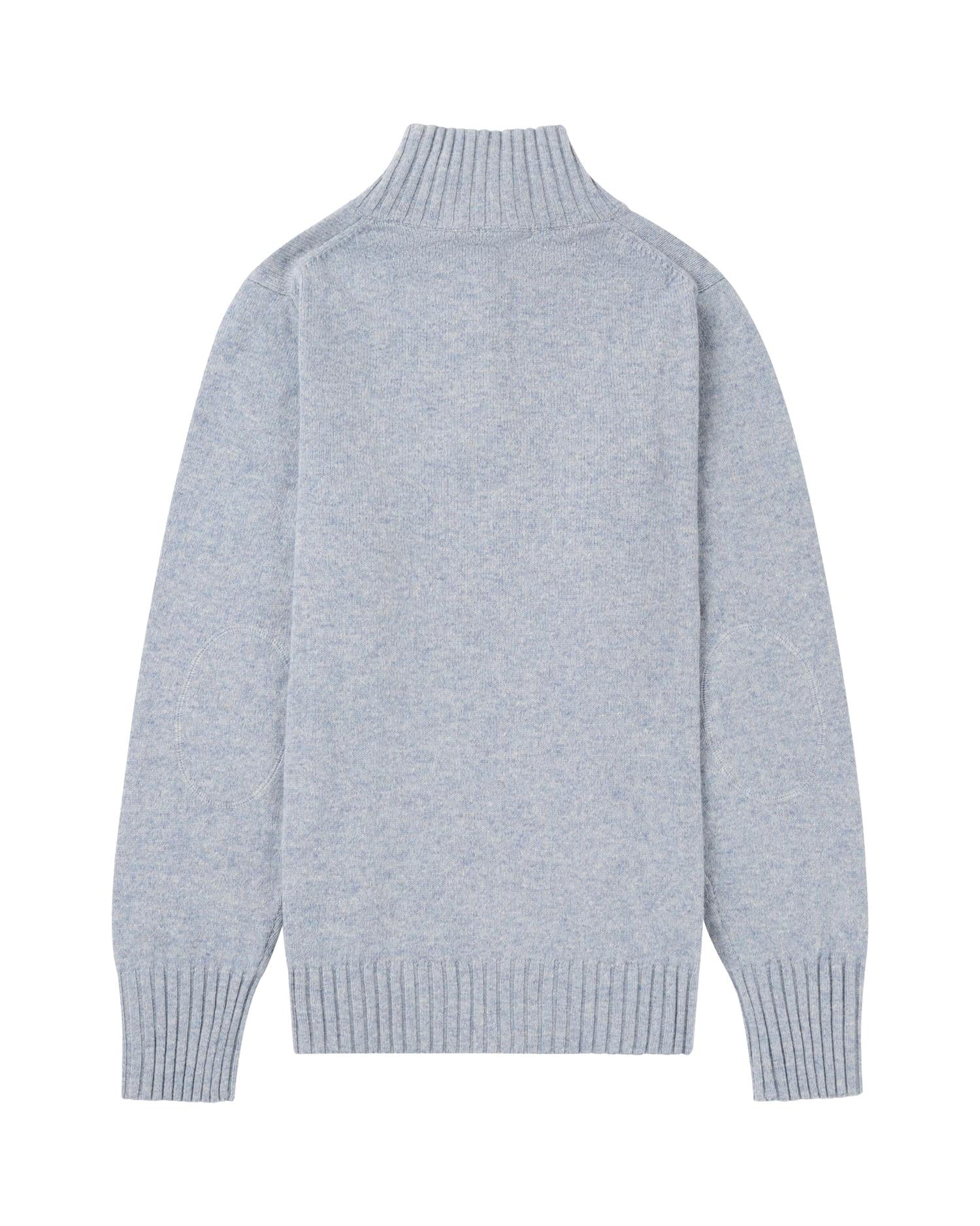 Amundsen Deck Half Zip Womens Genser Lys Blå Melert - modostore.no