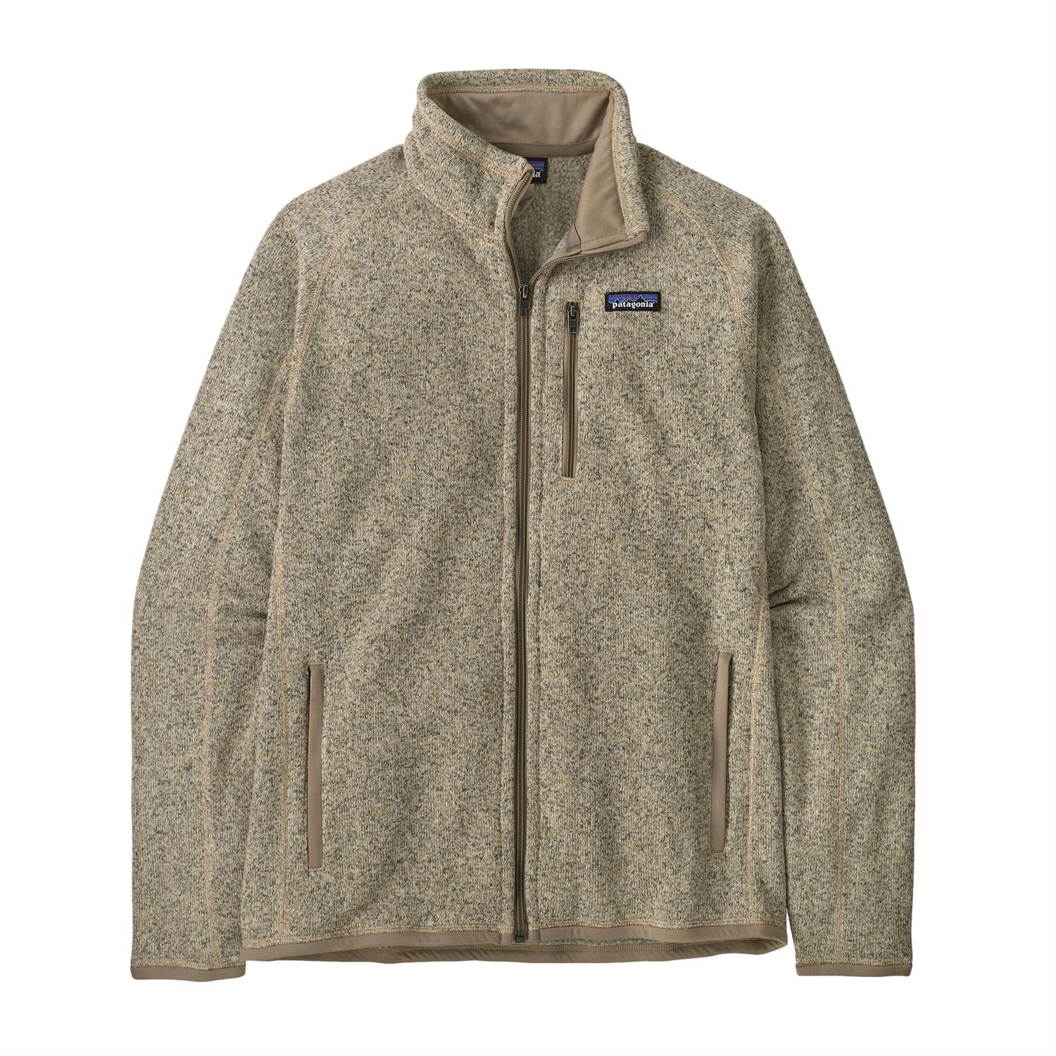 Patagonia M Better Sweater Jkt Pelican Jakke Brun/Beige