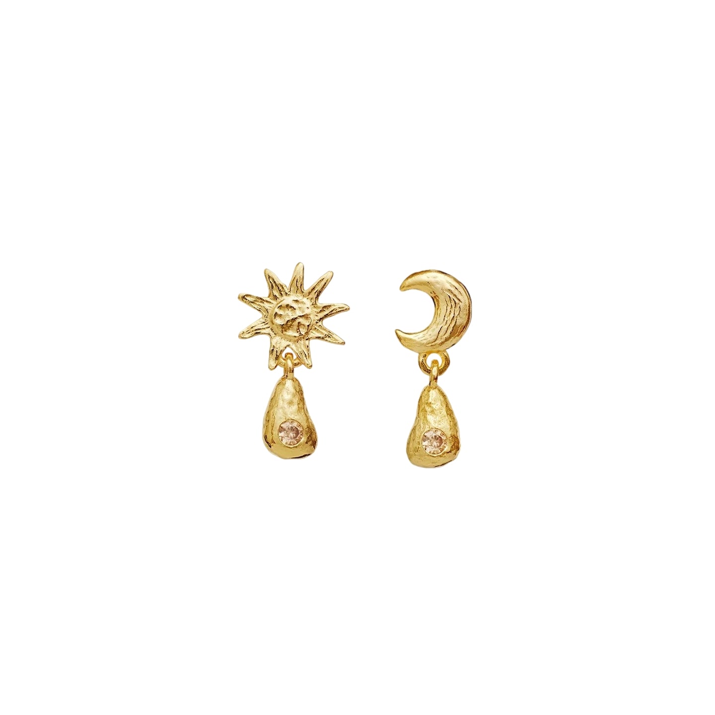 Maanesten Lainy Earrings Øredobber Gull - modostore.no