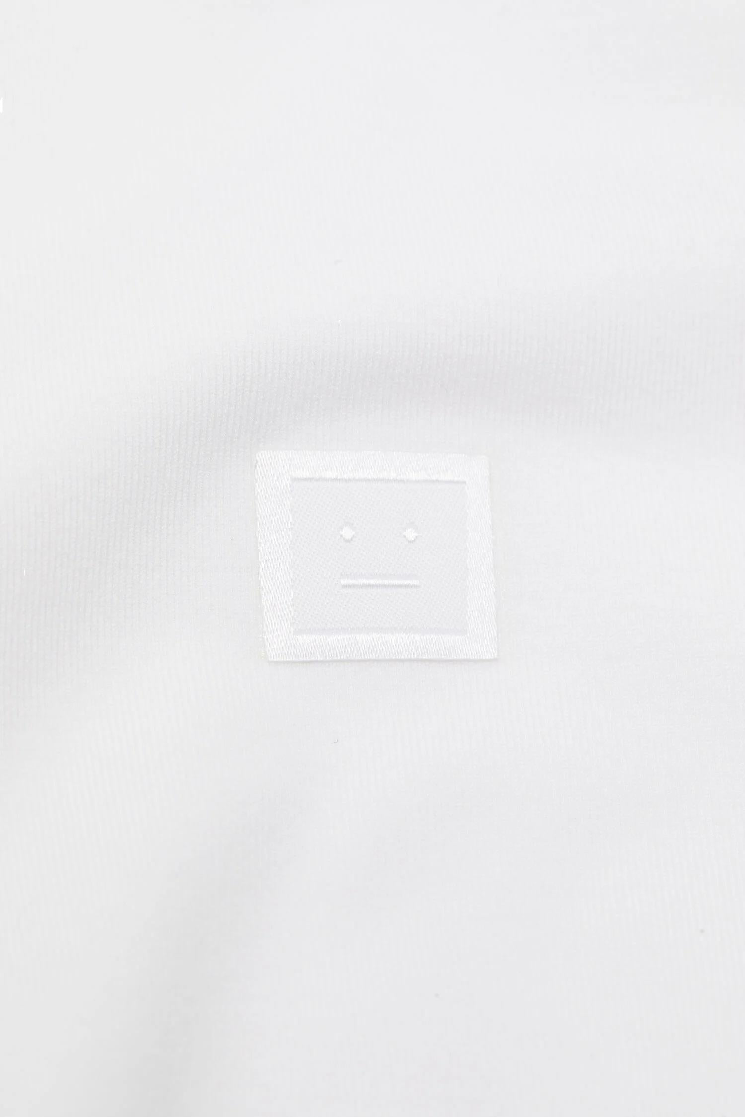 Acne Regular Fit Face Long Sleeve Genser Hvit - modostore.no