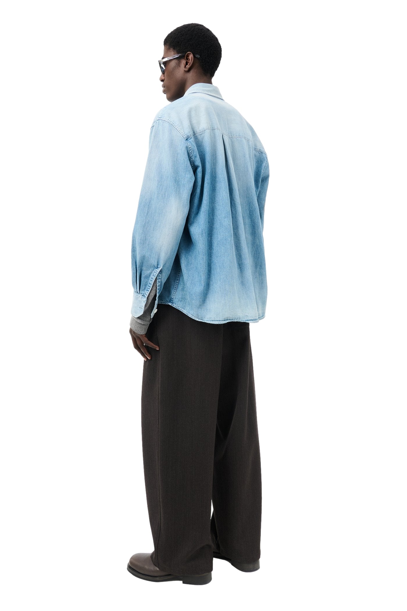 Our Legacy Above Shirt Skjorte Denim - modostore.no