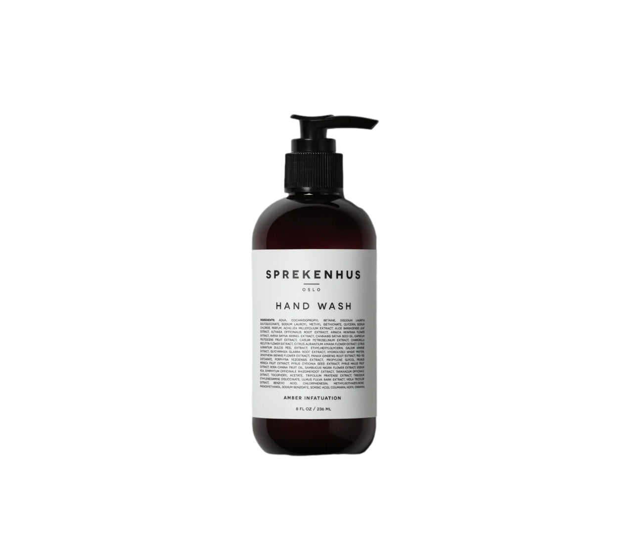 Sprekenhus Hand Wash 236ml - Amber Infatuation Håndsåpe Gjennomsiktig