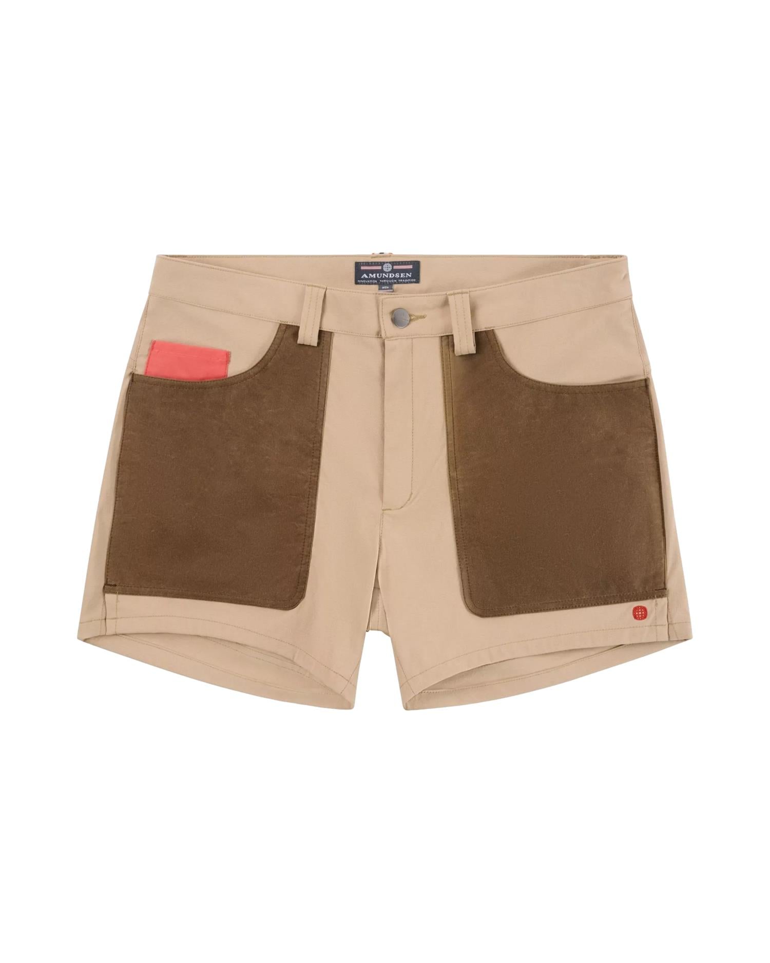 Amundsen 5Incher Field Shorts Mens Shorts Beige - modostore.no