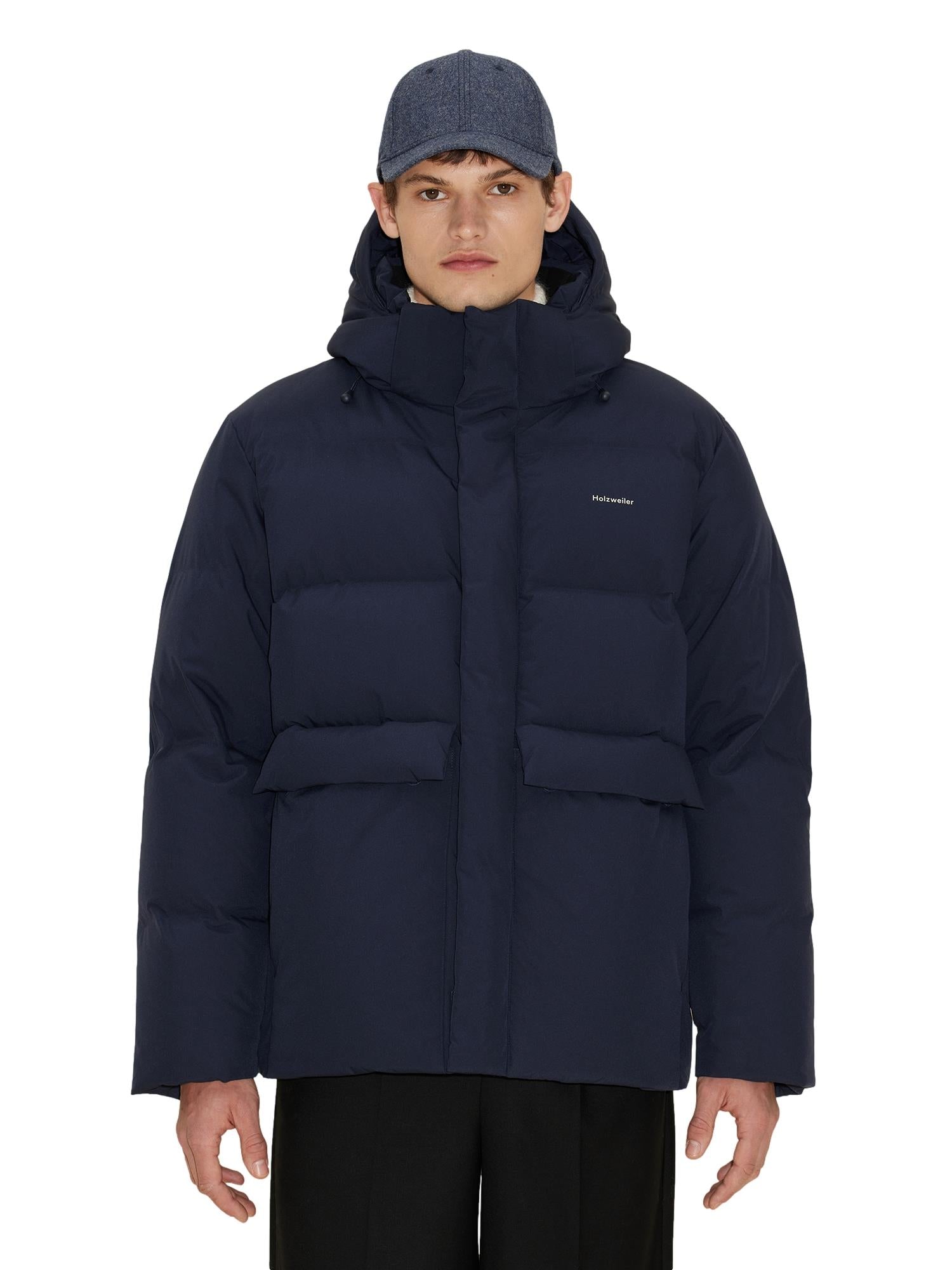 Holzweiler Dovre Down Navy Jakke Navy - modostore.no