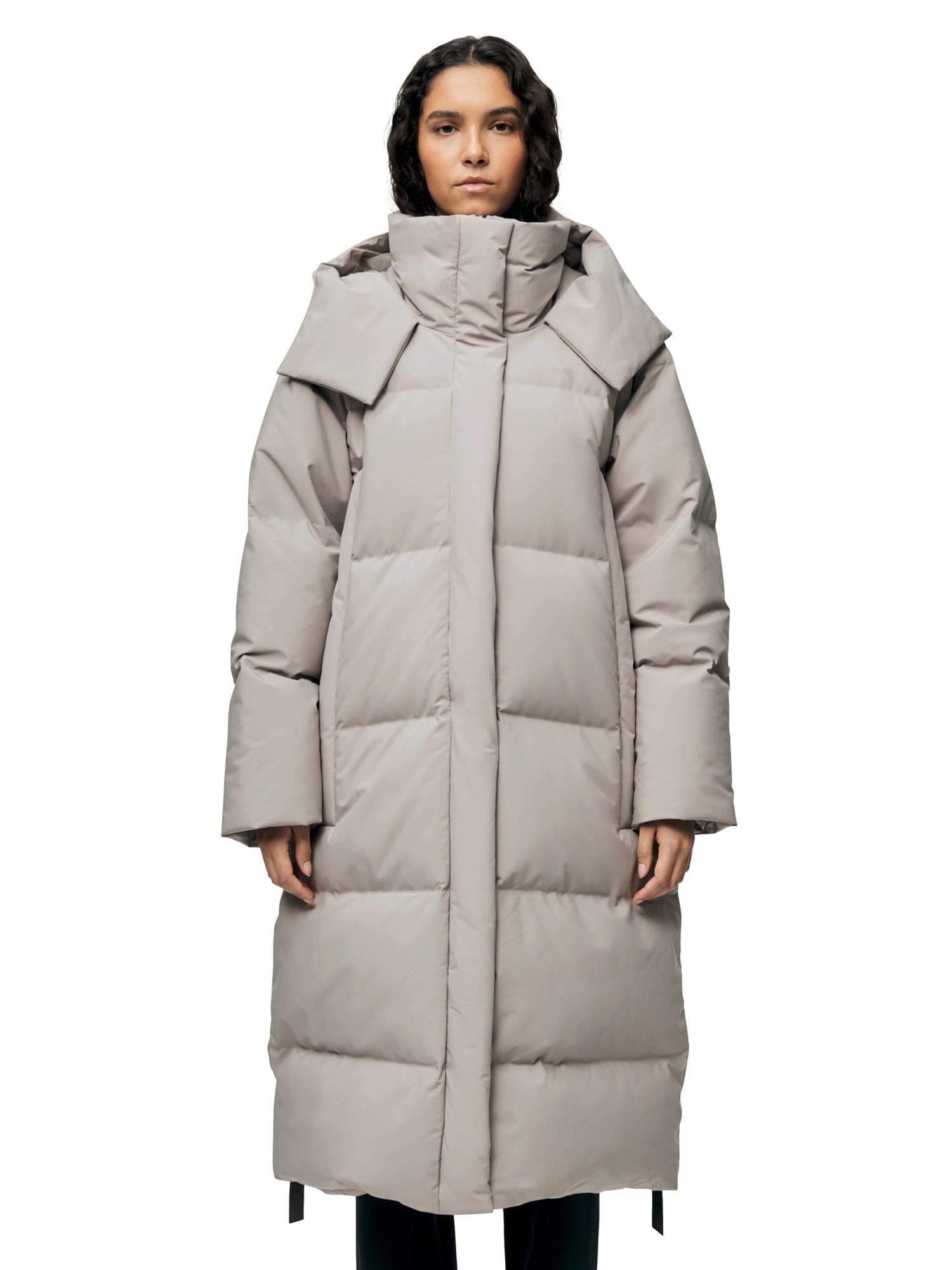 Blæst Stranda Down Coat Low Tide Jakke Beige Grå