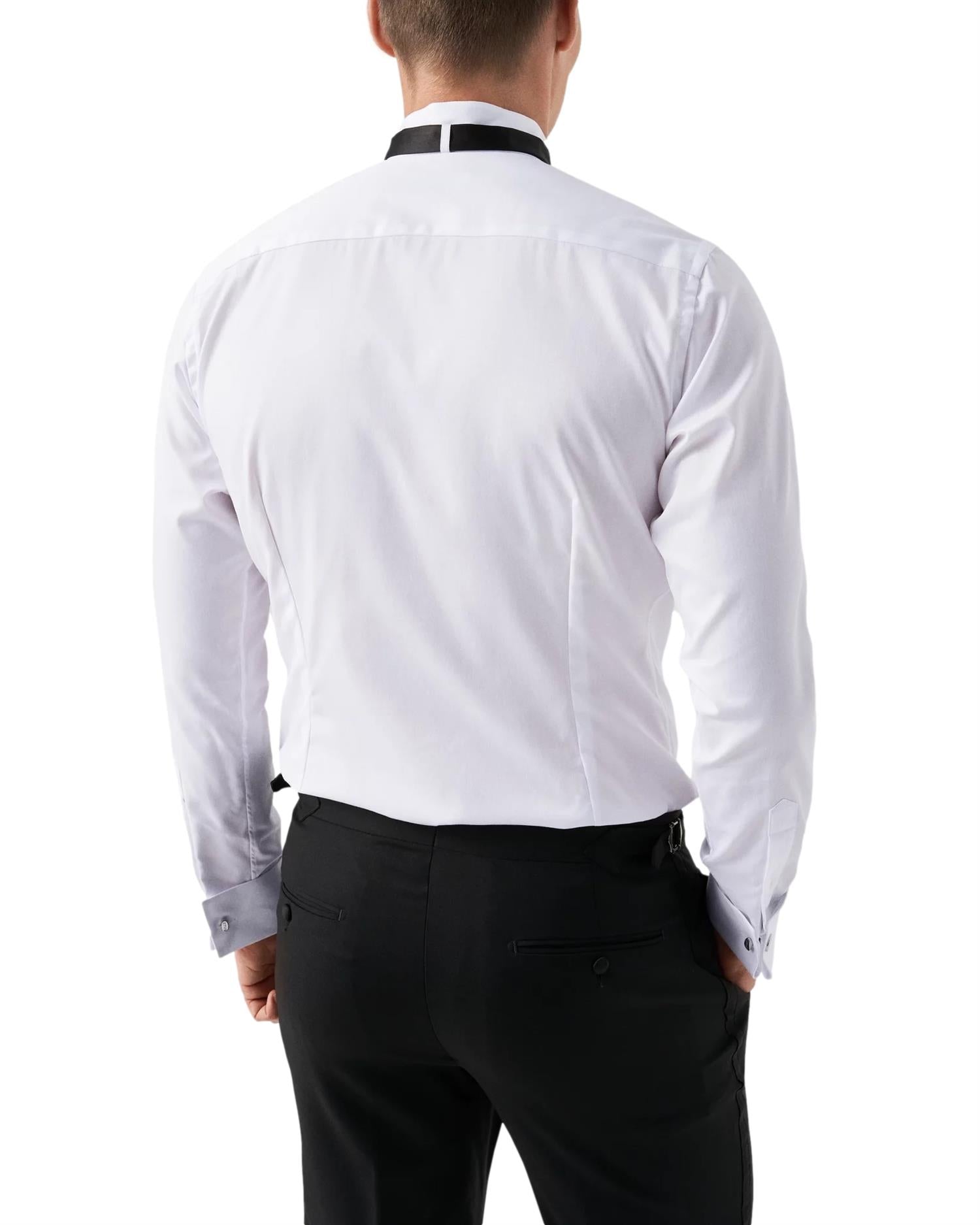 Eton 3000 Slim Evening Wing Collar Skjorte Hvit - modostore.no