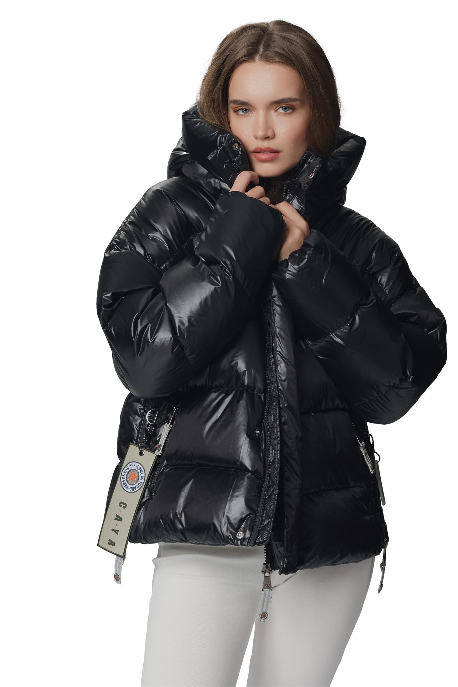 CAYA Ginny Short Black Jakke Sort