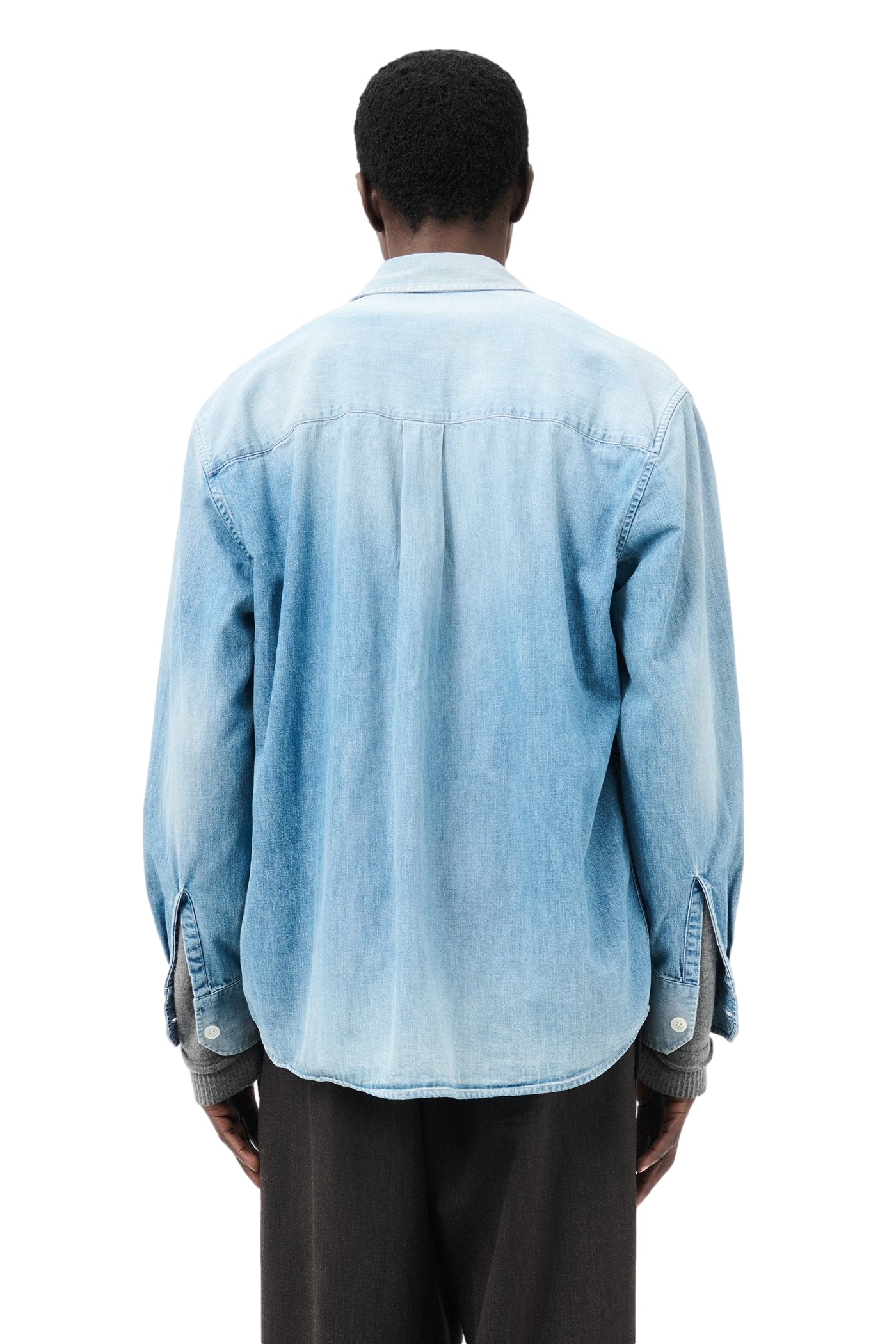Our Legacy Above Shirt Skjorte Denim - modostore.no