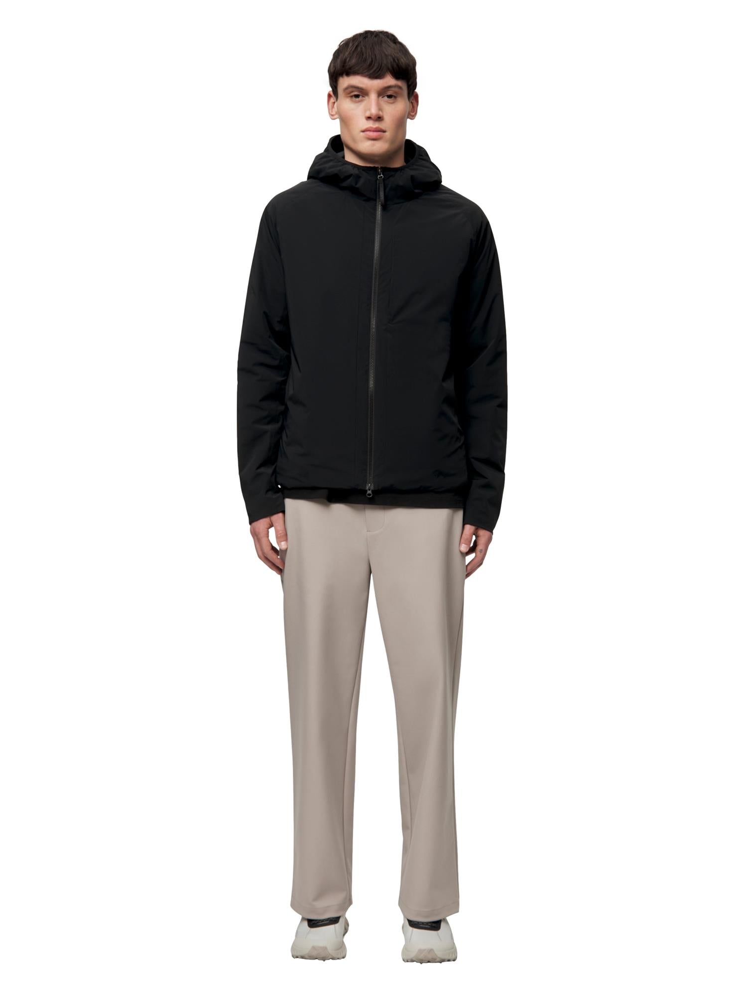 Blæst Randers Insulated Hoody Jacket Jakke Sort - modostore.no