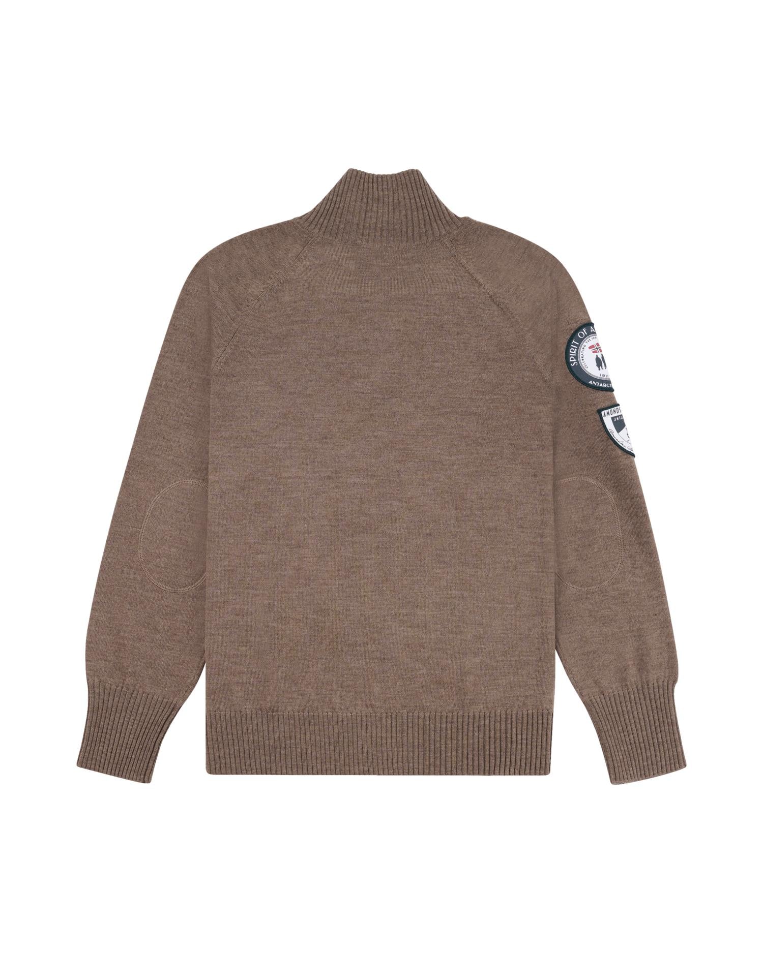 Amundsen Peak Half Zip Womens Genser Gråbrun