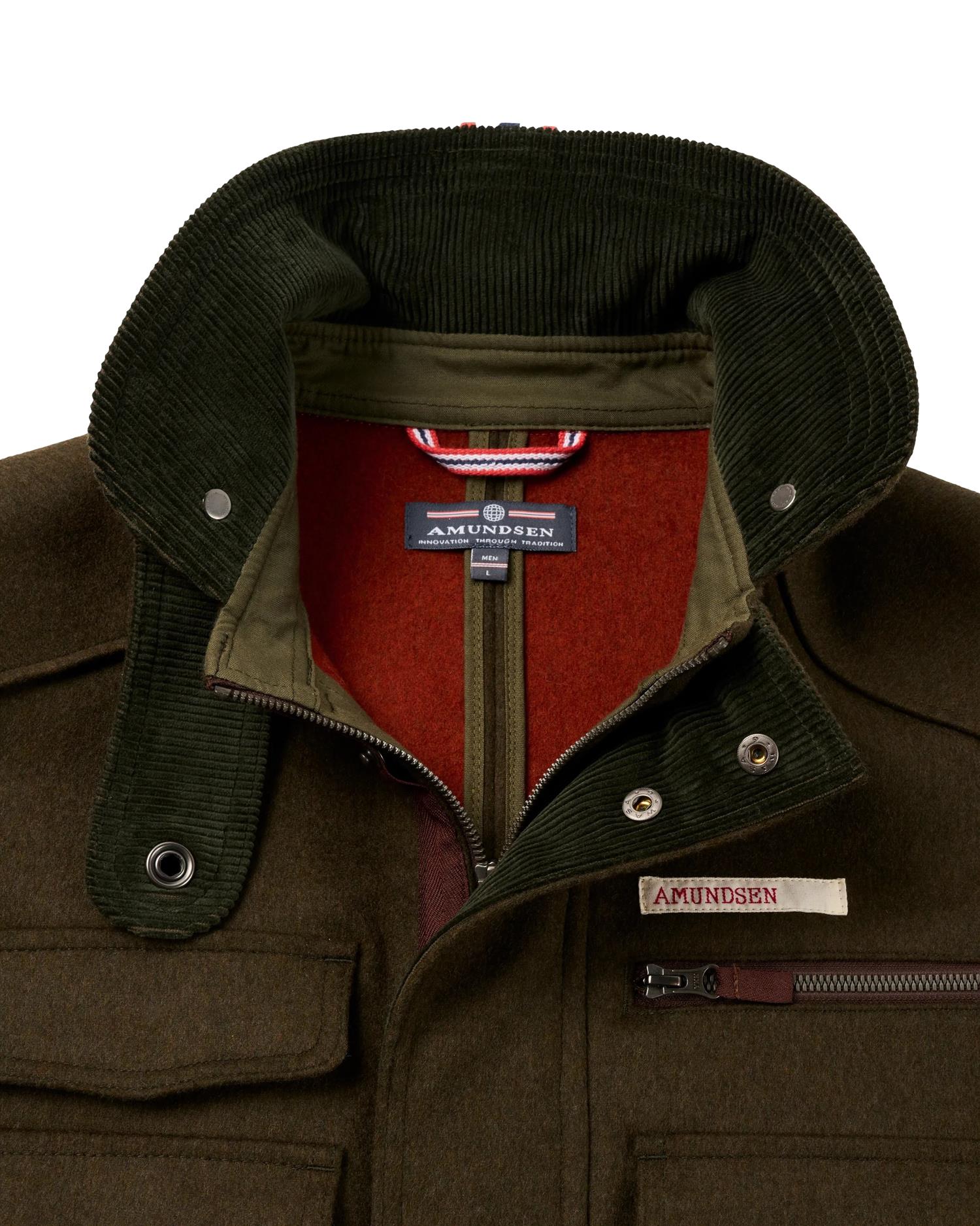 Amundsen Huntsman Jacket Mens Jakke Mørkegrønn - modostore.no