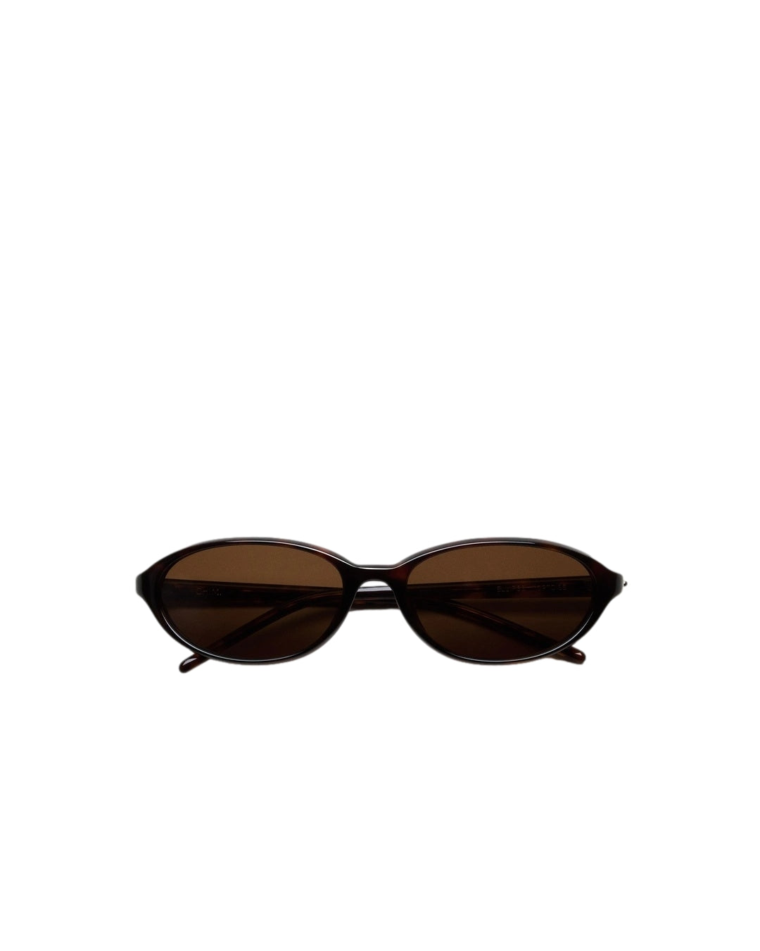Chimi Eyewear Ellipse Tortoise Solbriller Brun Mønster
